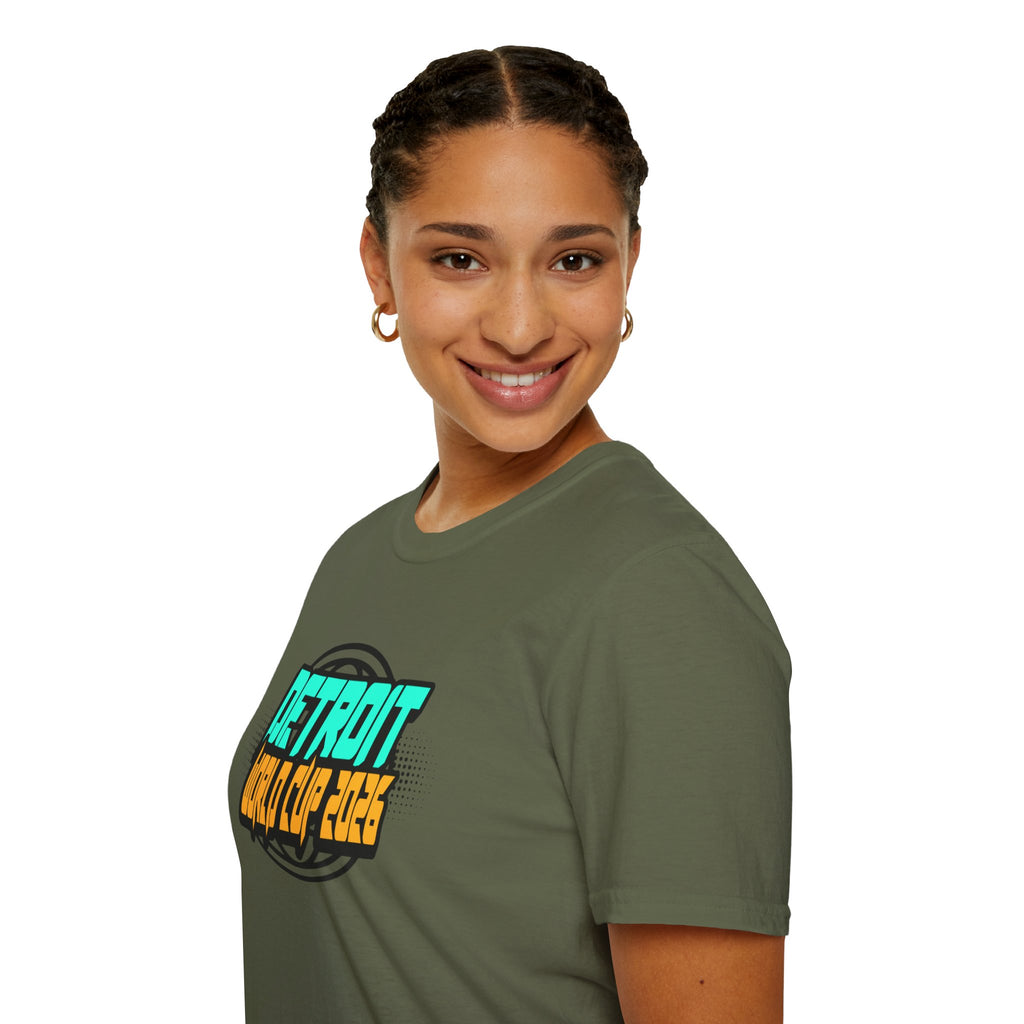 Detroit World Cup 2026 T-Shirt — Retro Soccer Graphic Tee