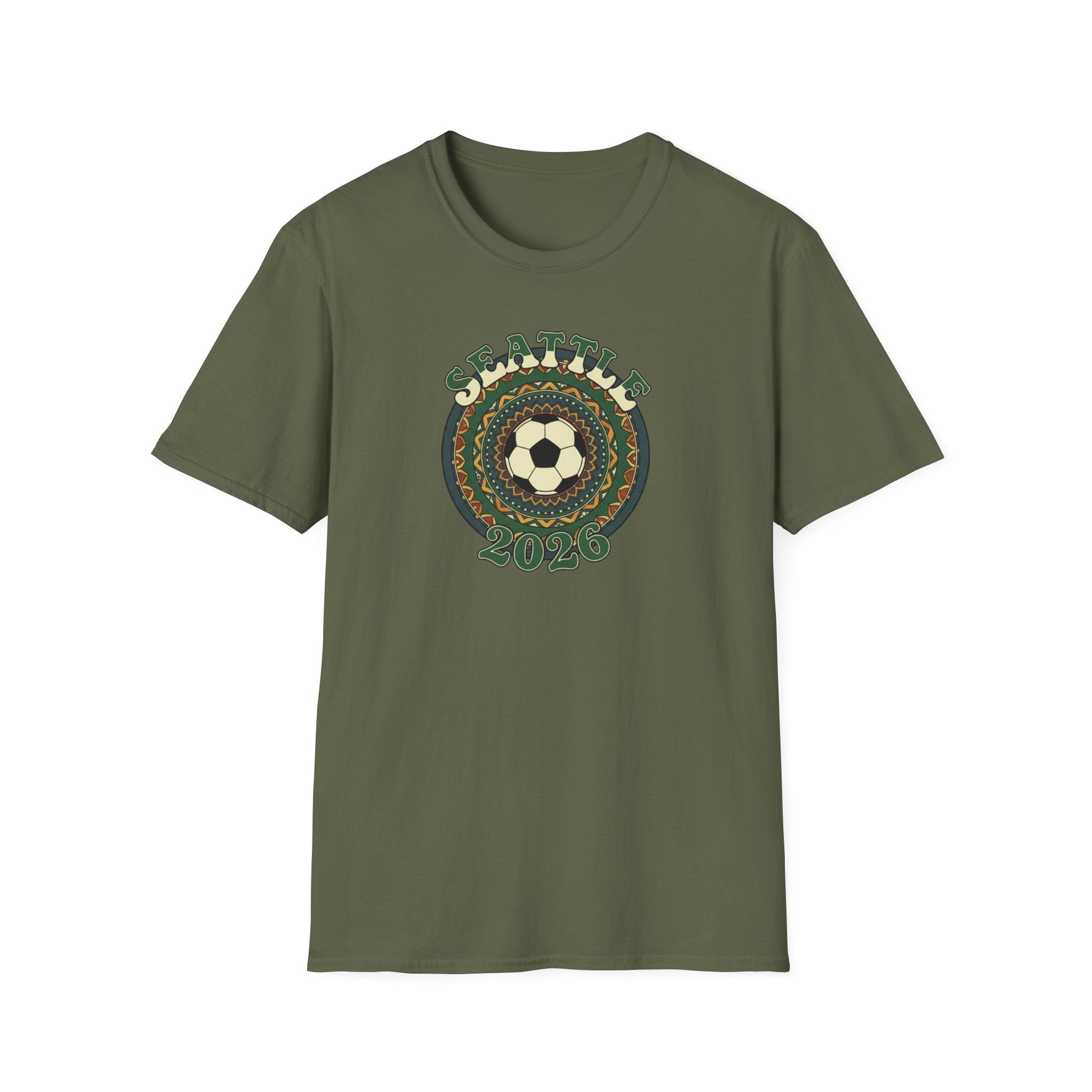 Seattle Soccer Mandala T-Shirt