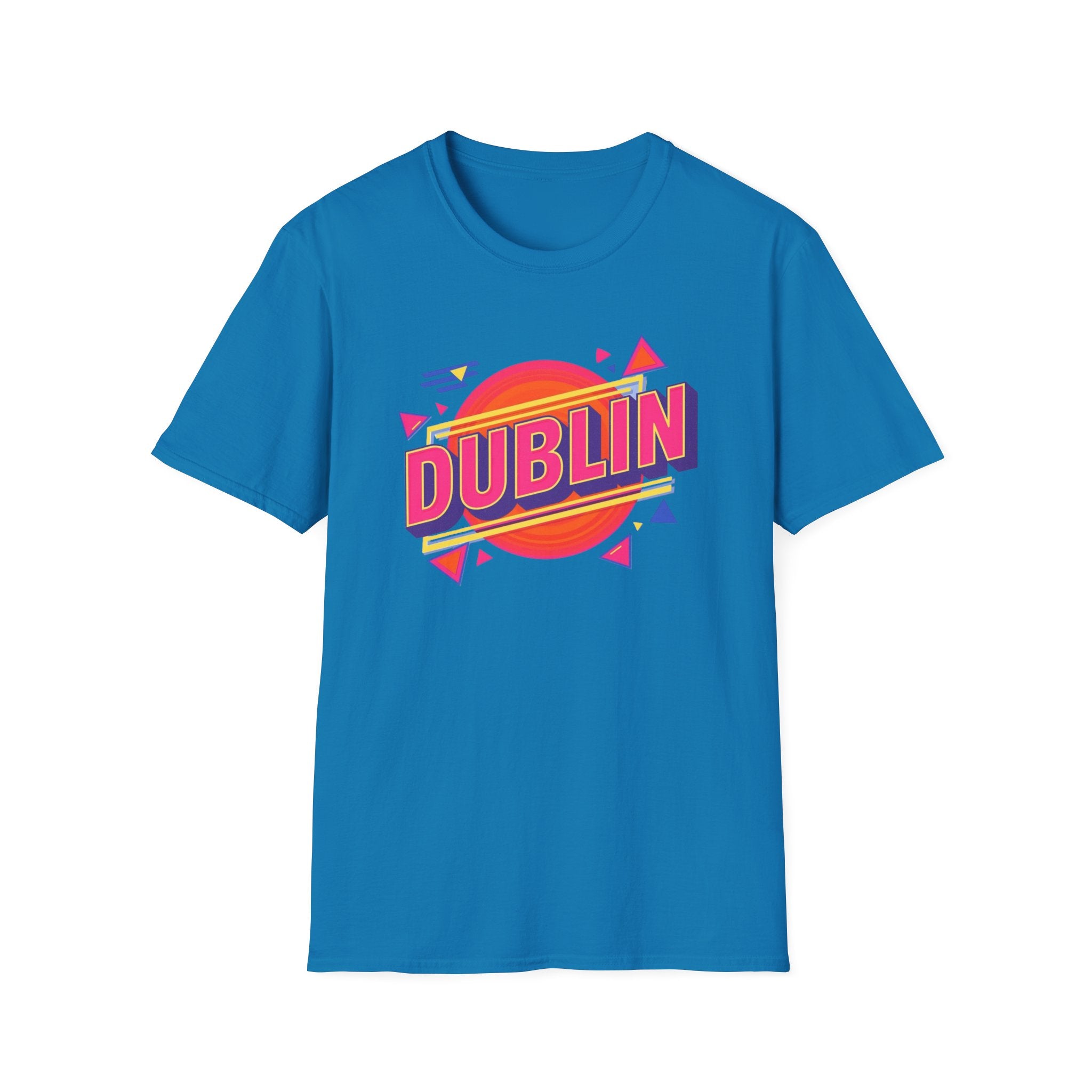 Dublin Retro 3D Unisex Softstyle T-Shirt