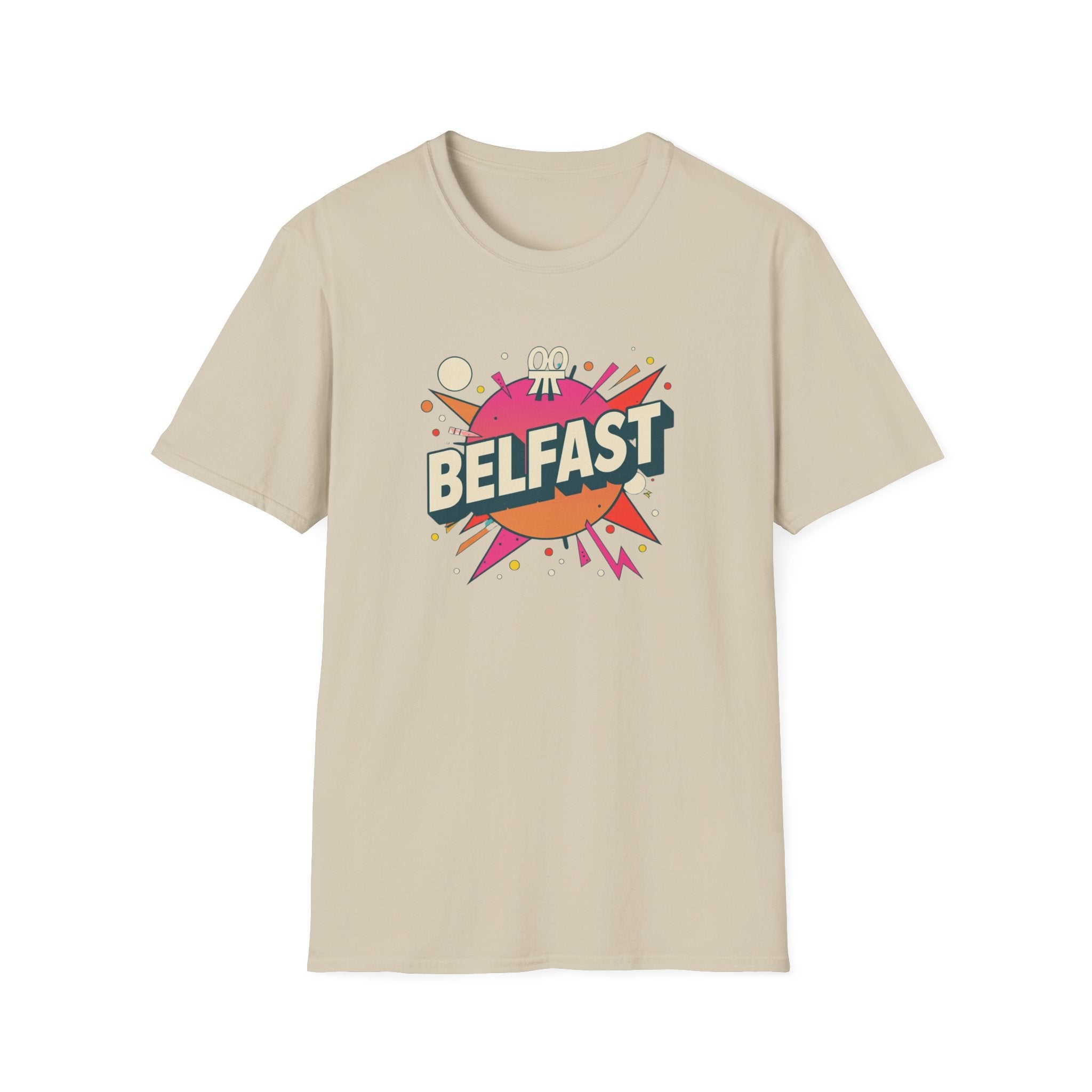 Belfast Retro Pop Art T-Shirt — Vintage City Graphic Tee