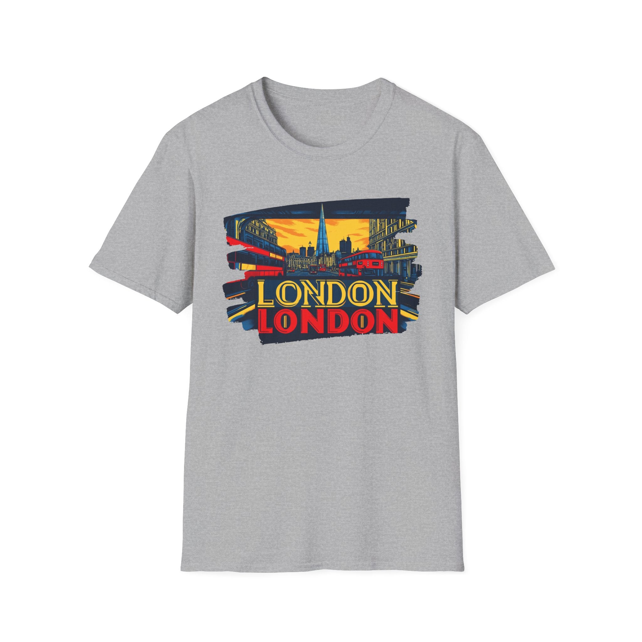 London Skyline Graphic T-Shirt | Retro Cityscape London Tee