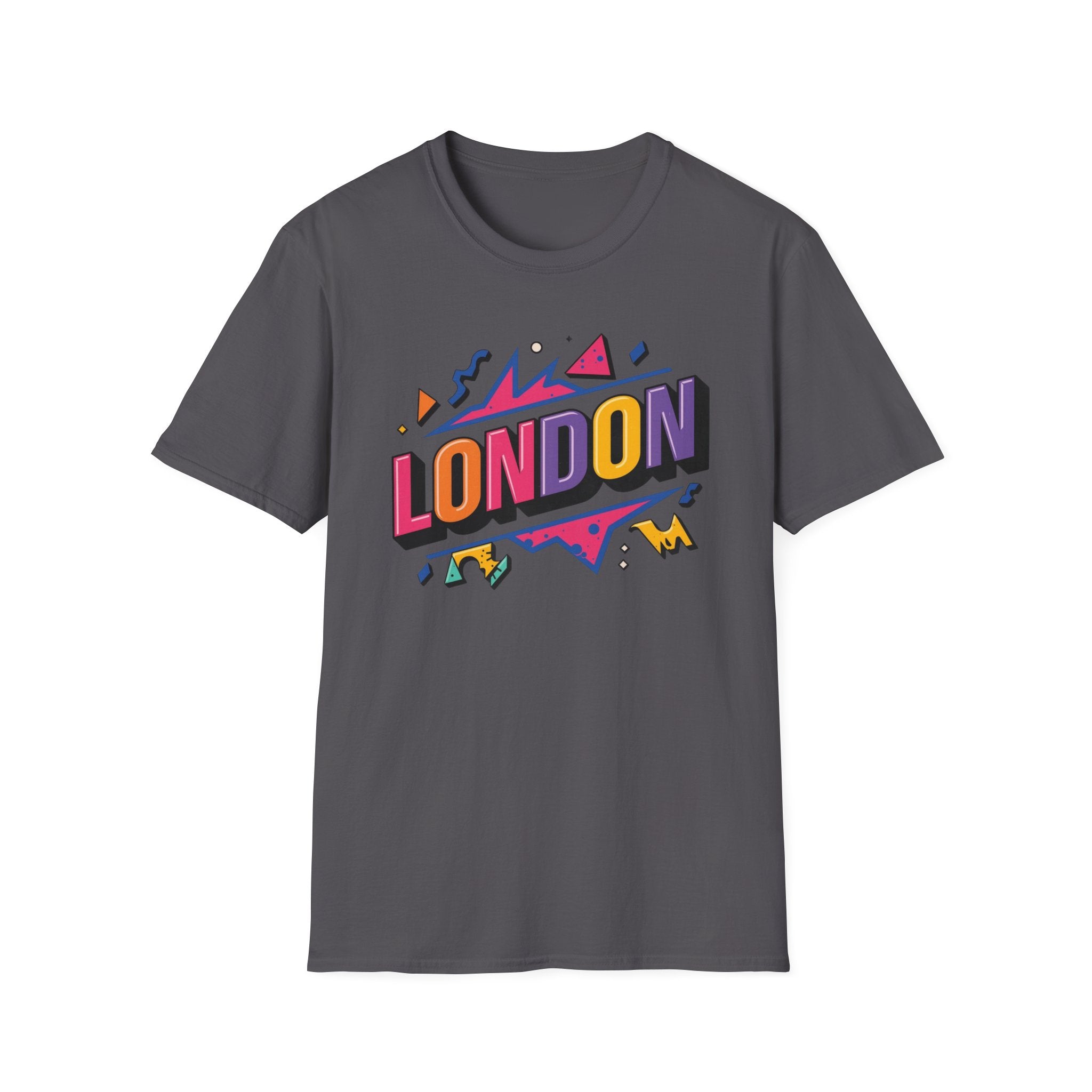 London Pop Art T-Shirt — Colorful Retro City Graphic Tee