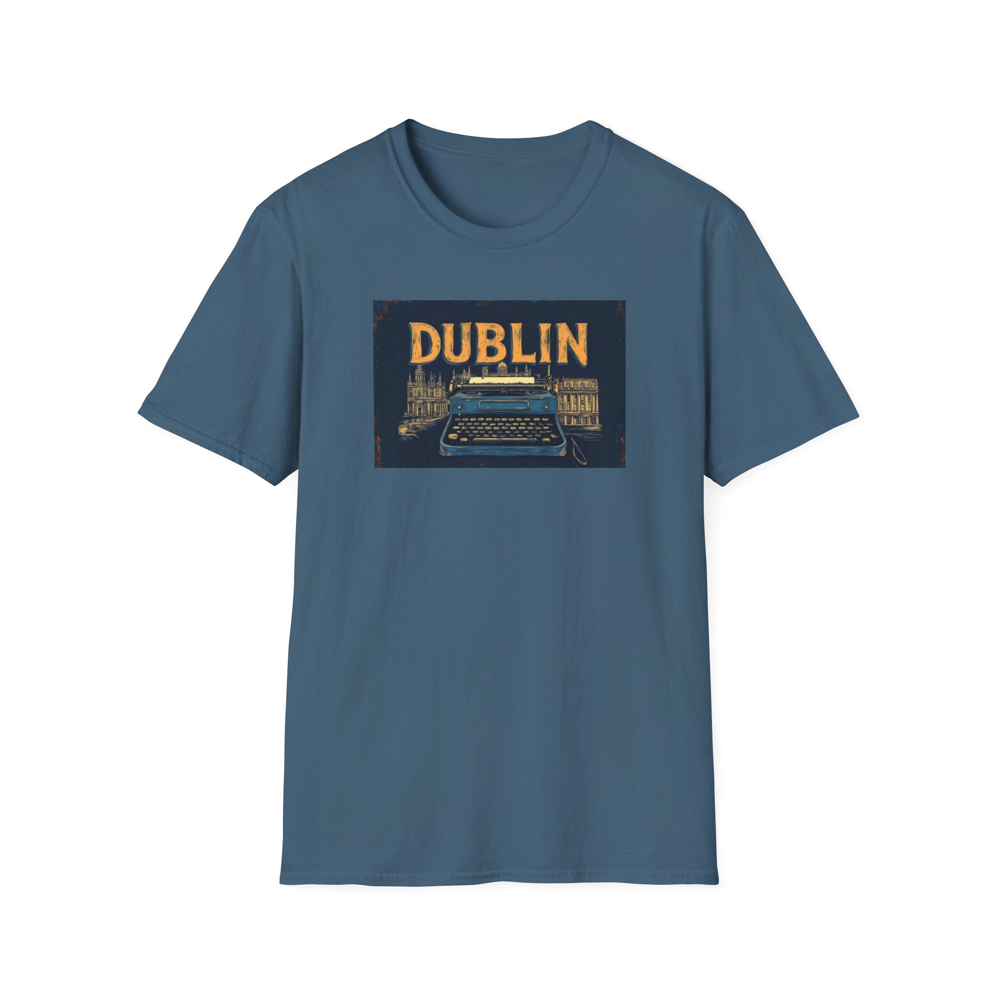 Dublin Vintage Typewriter T-Shirt | Ireland Typography Travel