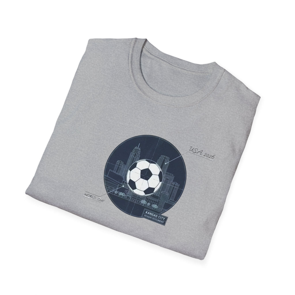 Soccer Globe T-Shirt — Vintage Stadium Soccer Ball Graphic Tee