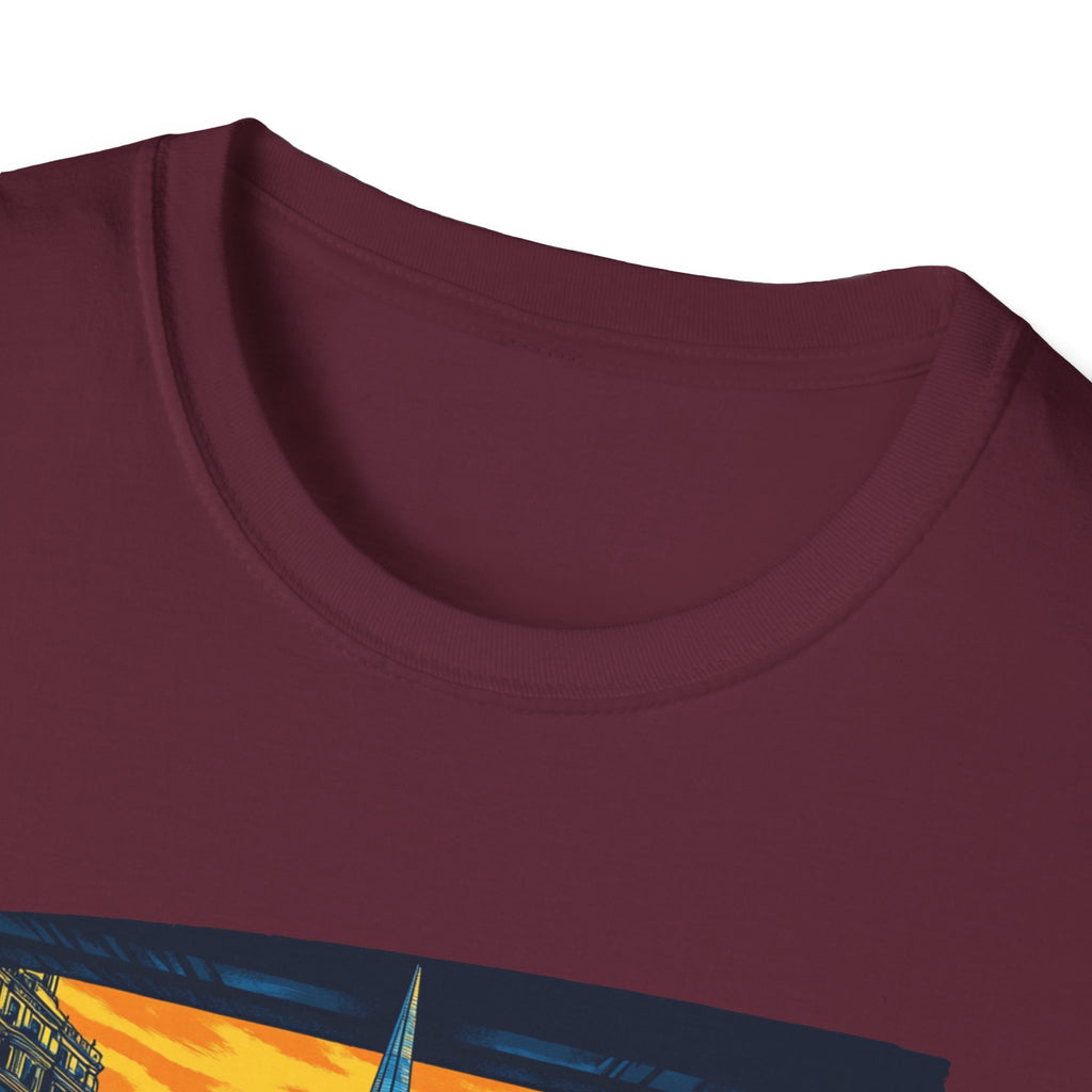 London Skyline Graphic T-Shirt | Retro Cityscape London Tee