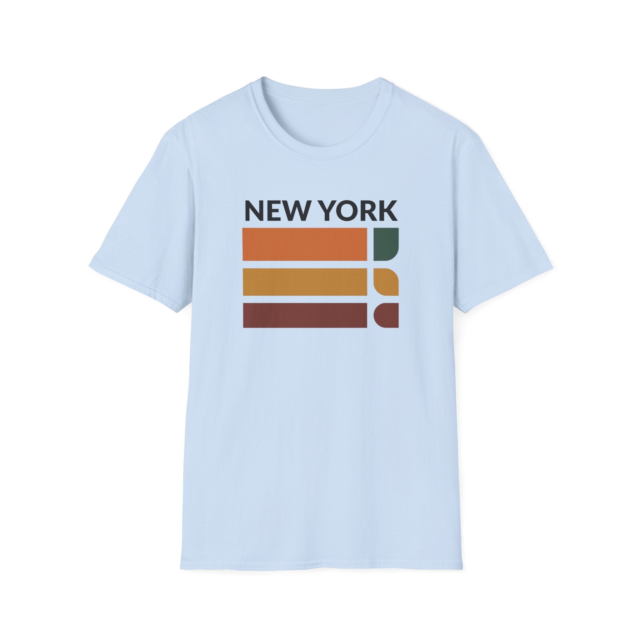 Chicago Retro Stripes T-Shirt | Vintage City Skyline Tee