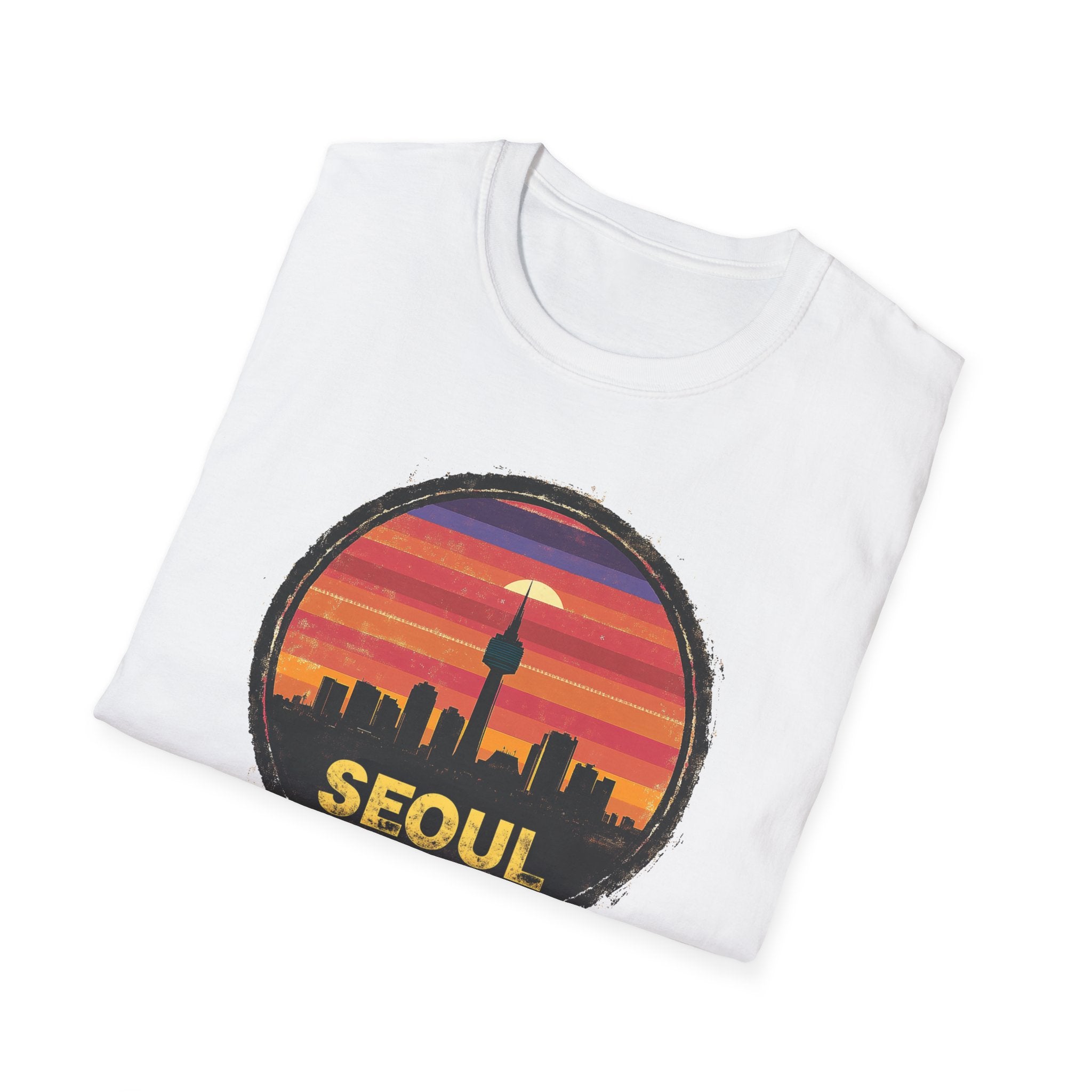 Seoul Sunset Skyline T-Shirt