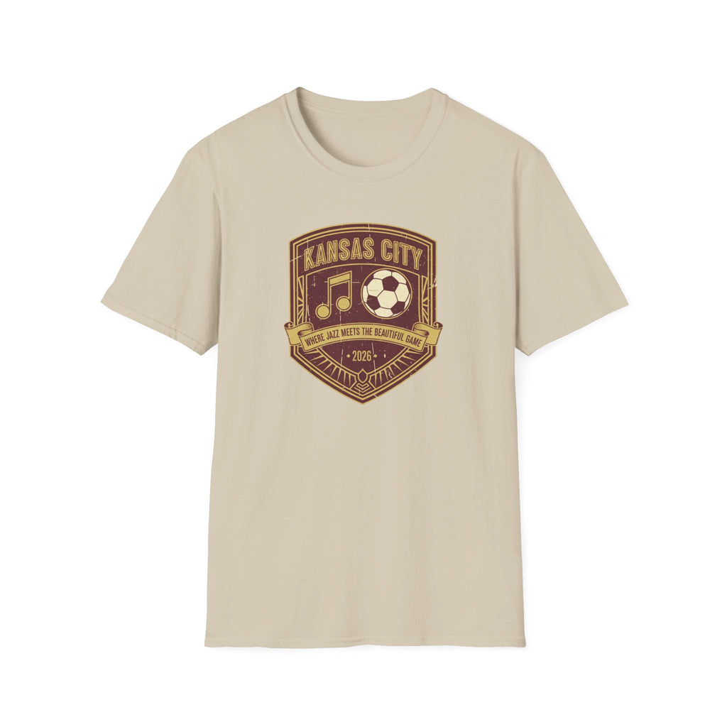 Kansas City Music & Soccer Crest T-Shirt