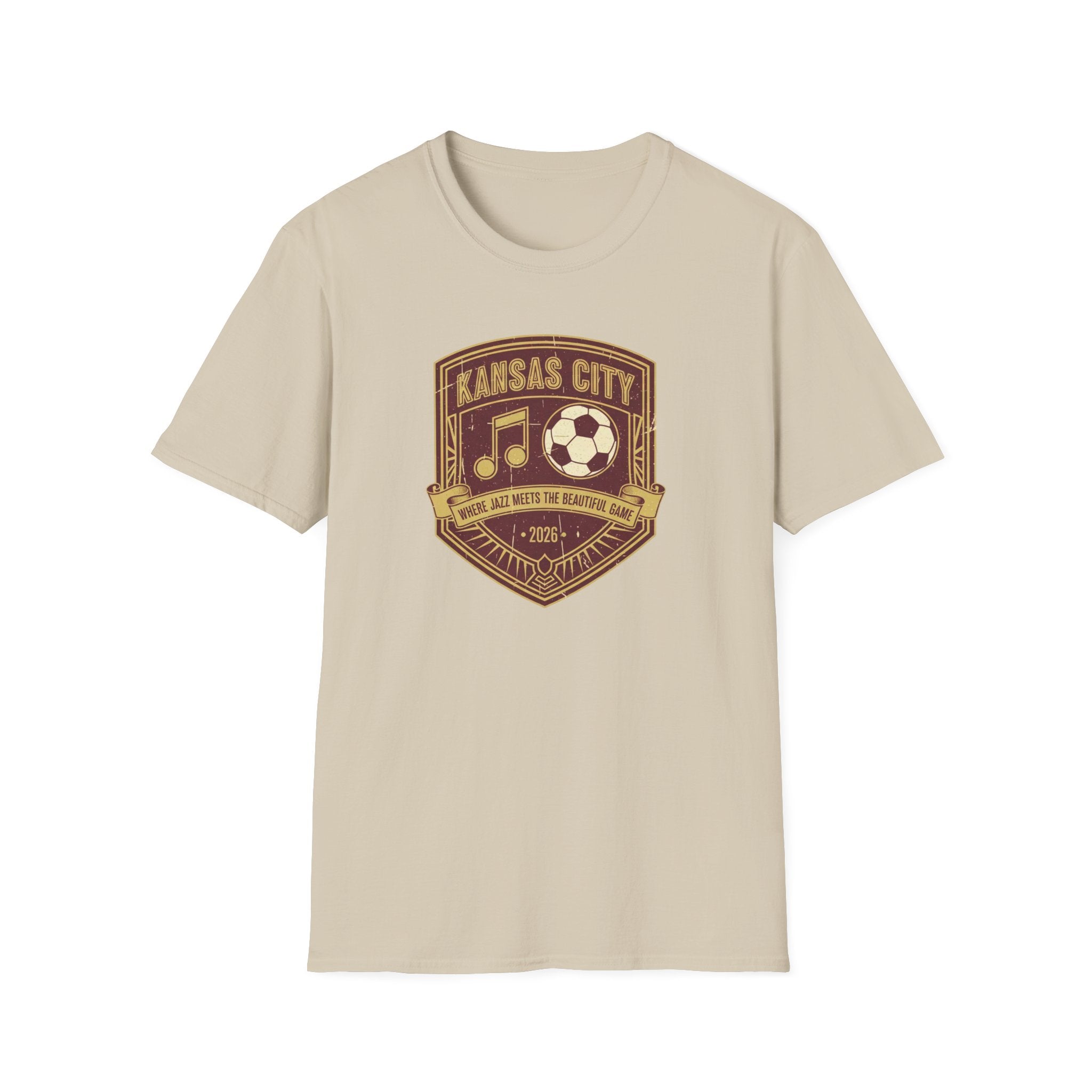 Kansas City Music & Soccer Crest T-Shirt