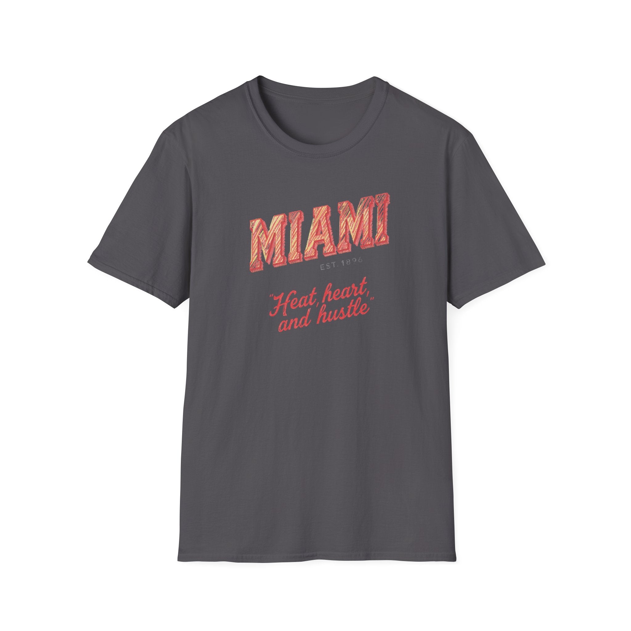 Miami - Heat, Heart and Hustle graphic t-shirt