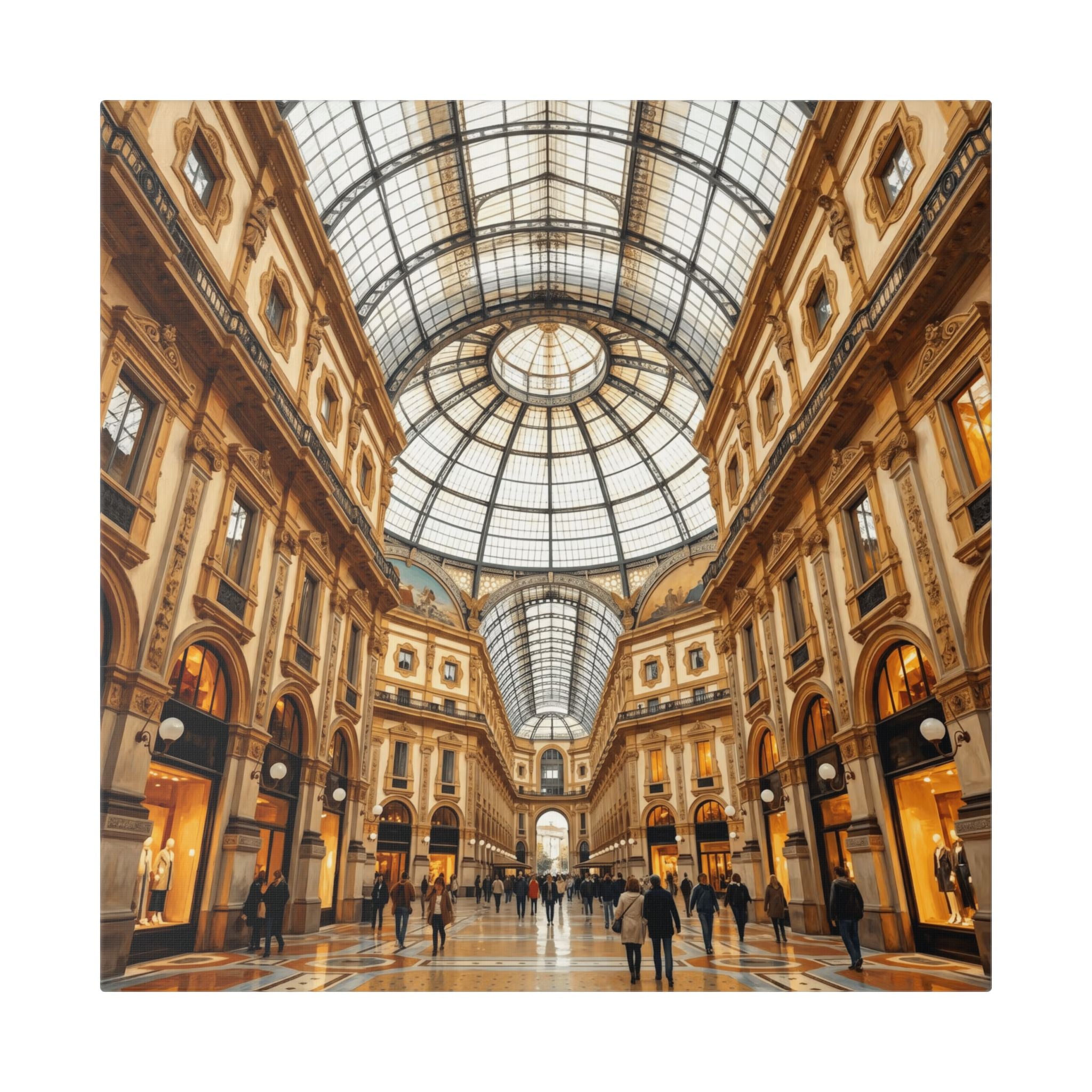 Galleria Vittorio Emanuele II Canvas Print