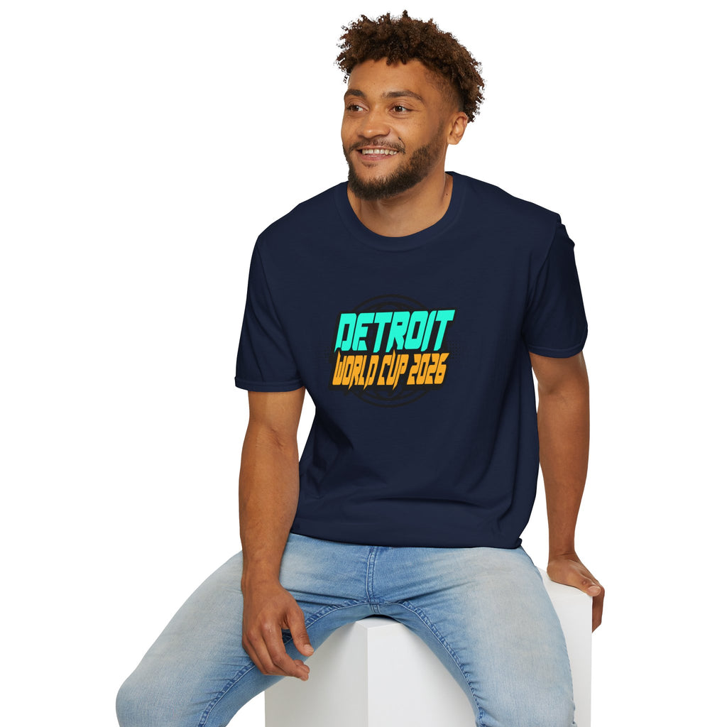 Detroit World Cup 2026 T-Shirt — Retro Soccer Graphic Tee