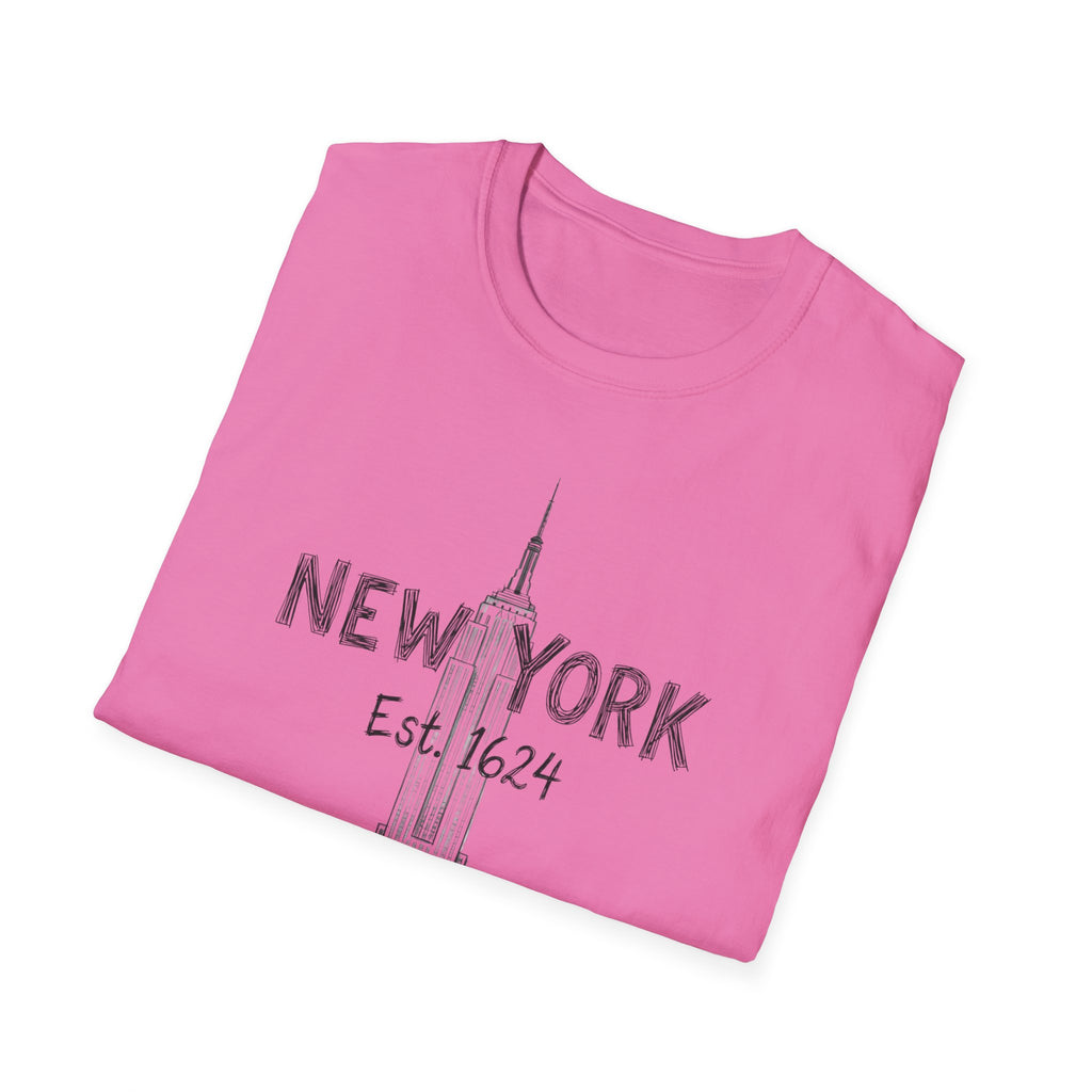 New York T-Shirt — 'Where Dreams Have Addresses' Skyline Tee
