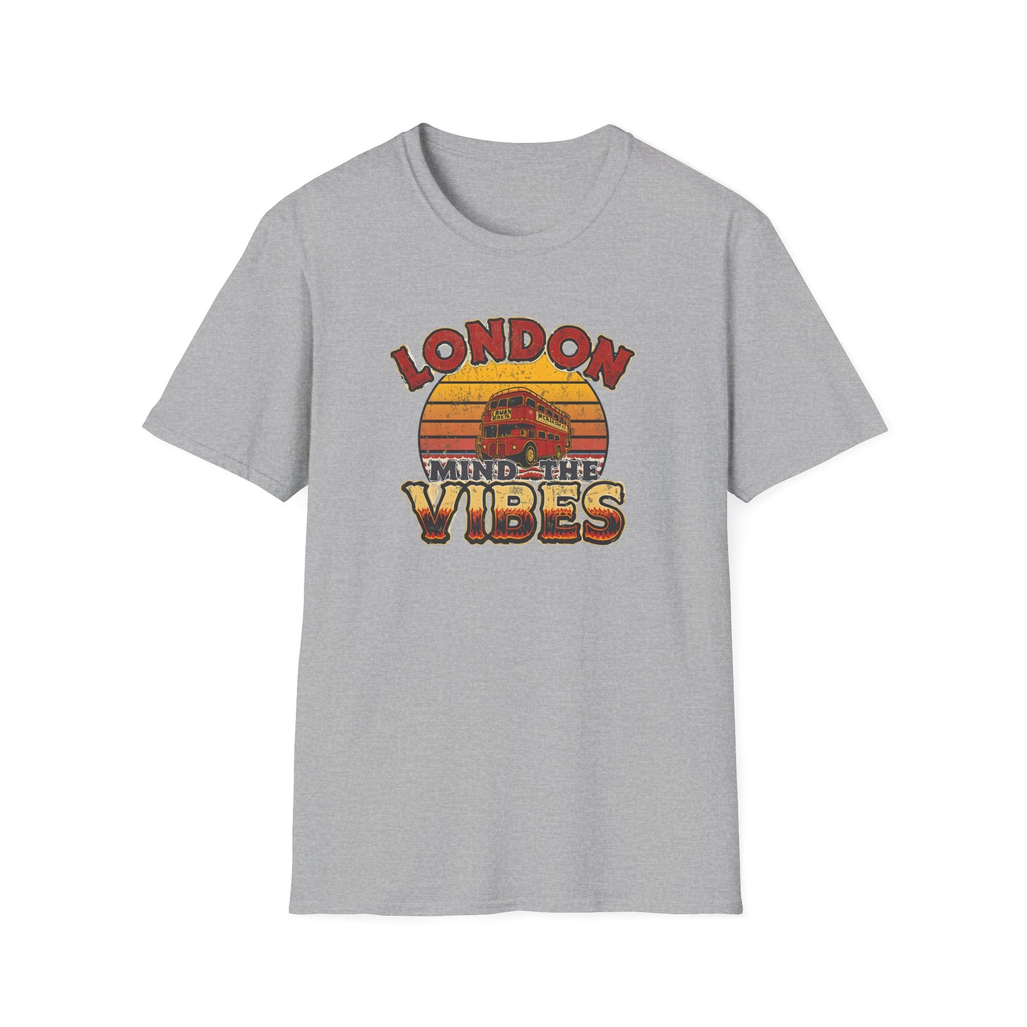 London Vibes T-Shirt — Retro "Mind the Vibes" Graphic Tee