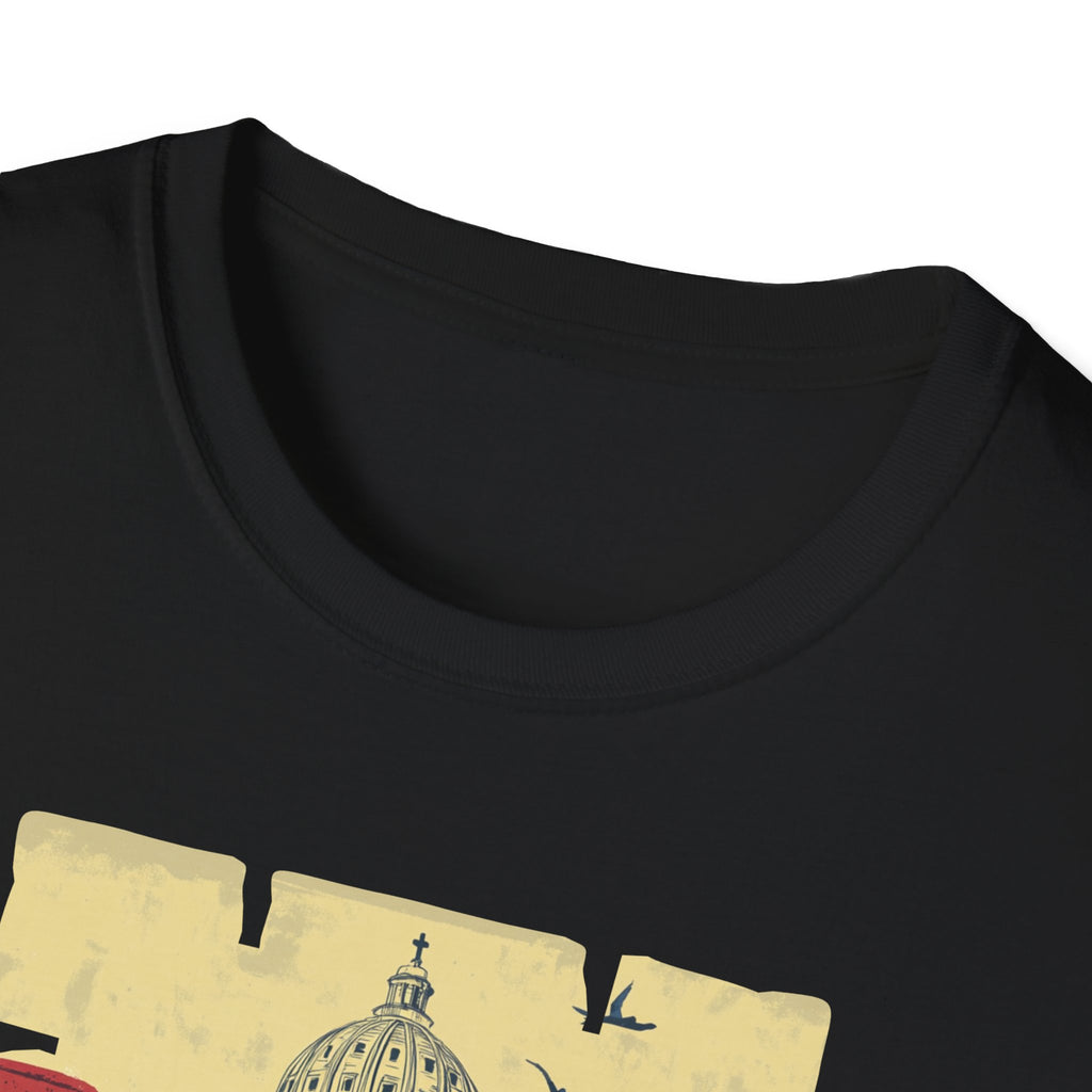 Rome Vintage Skyline T-Shirt | Italian Capitol Landmark Tee