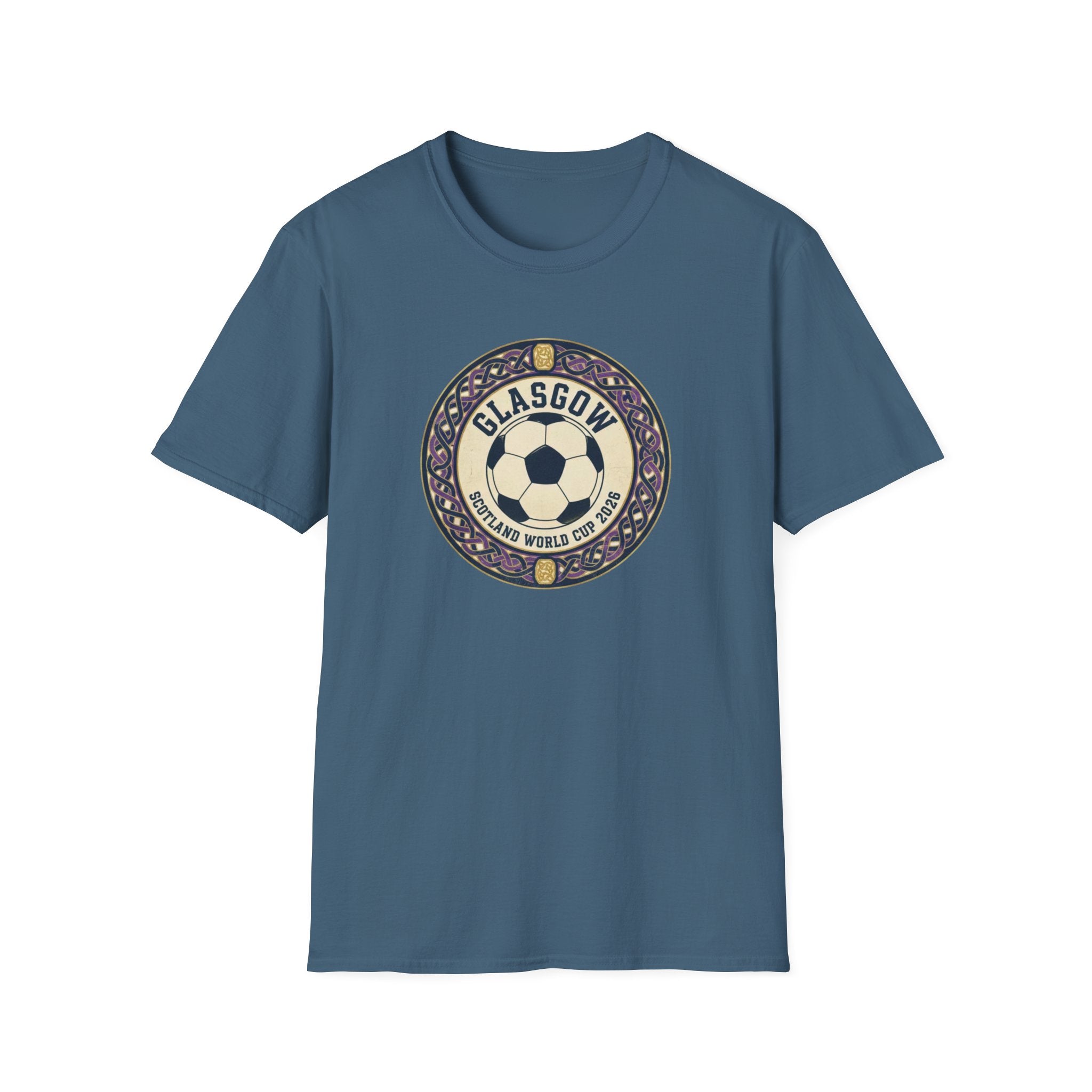 Glasgow Vintage Soccer Badge T-Shirt
