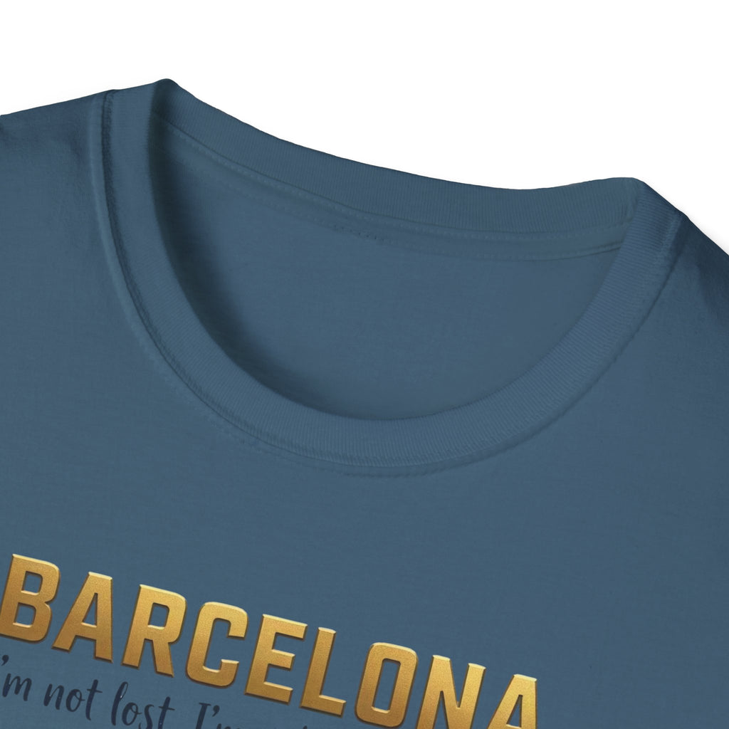 Barcelona Heart Maze T-Shirt — I am not lost, I’m urban exploring