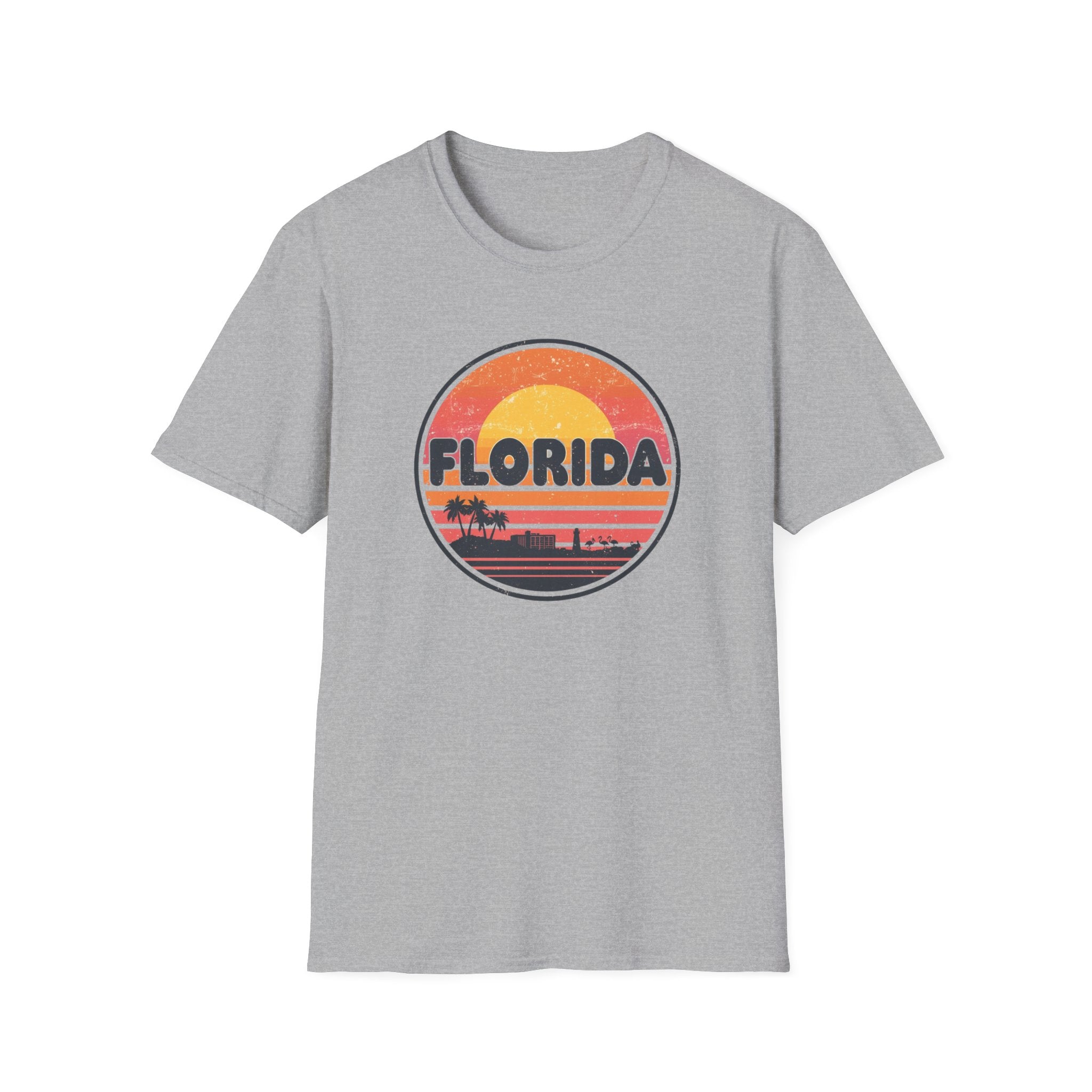 Florida Sunset T-Shirt — Vintage Beach Graphic Tee