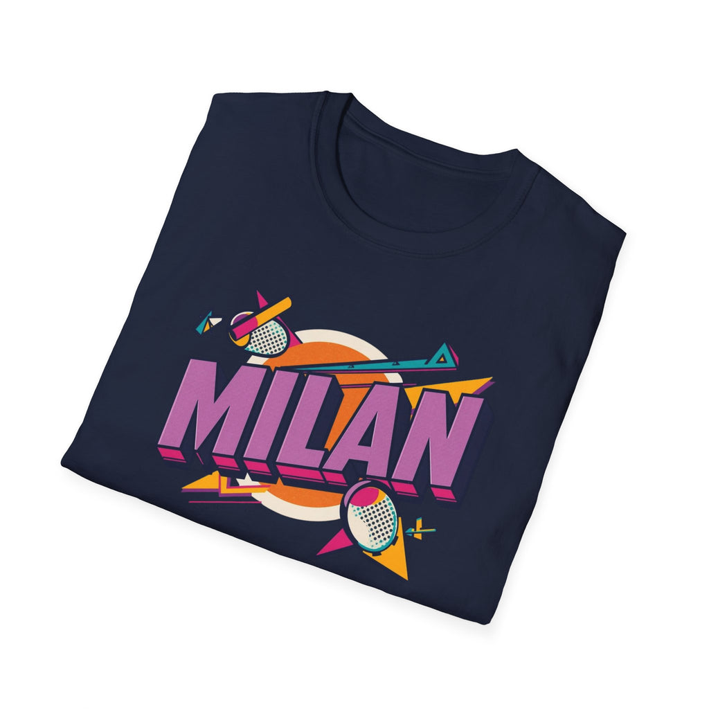 Milan Retro Graphic T-Shirt — 80s Pop Art City Design
