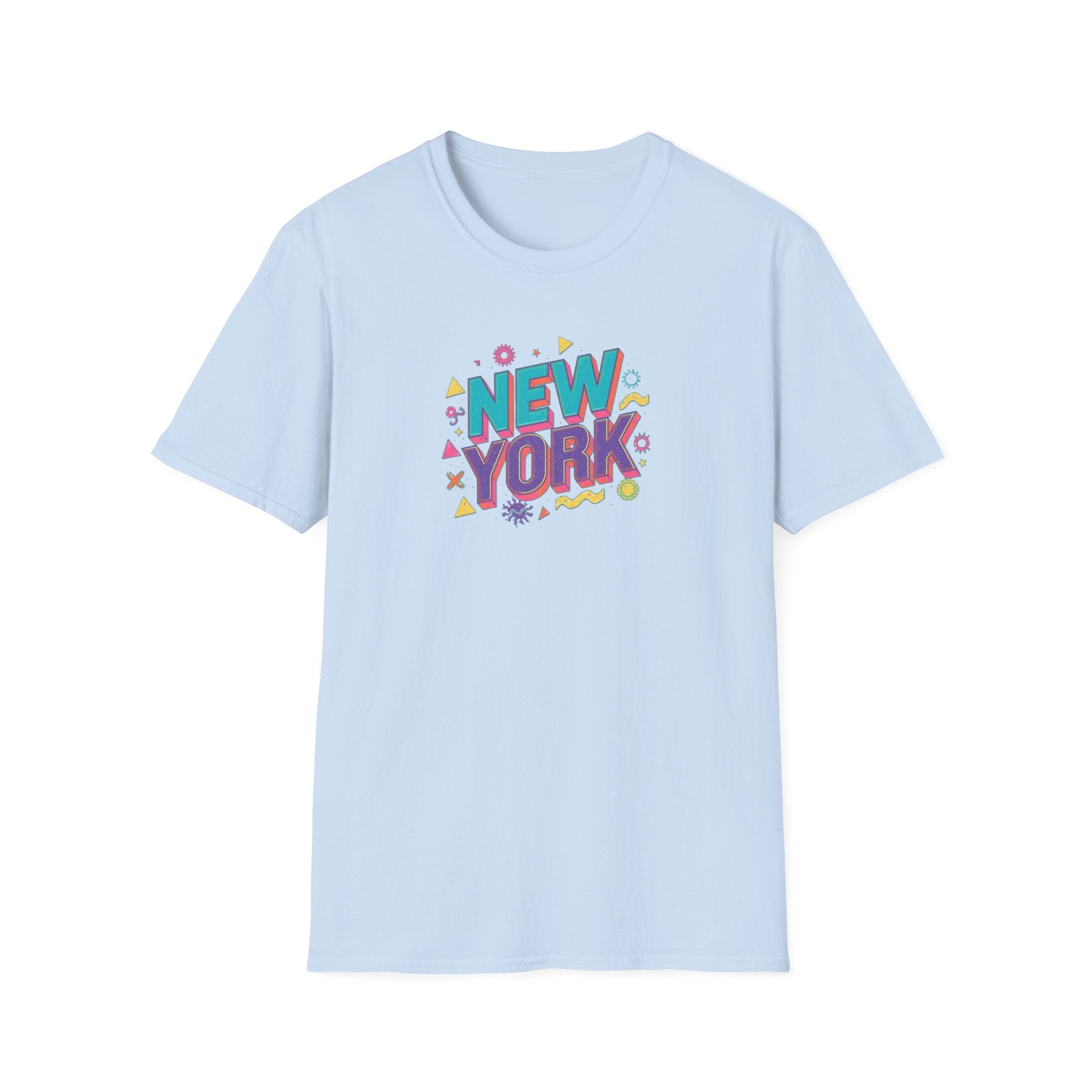 New York colorful typography T-Shirt | city souvenir, retro pop design