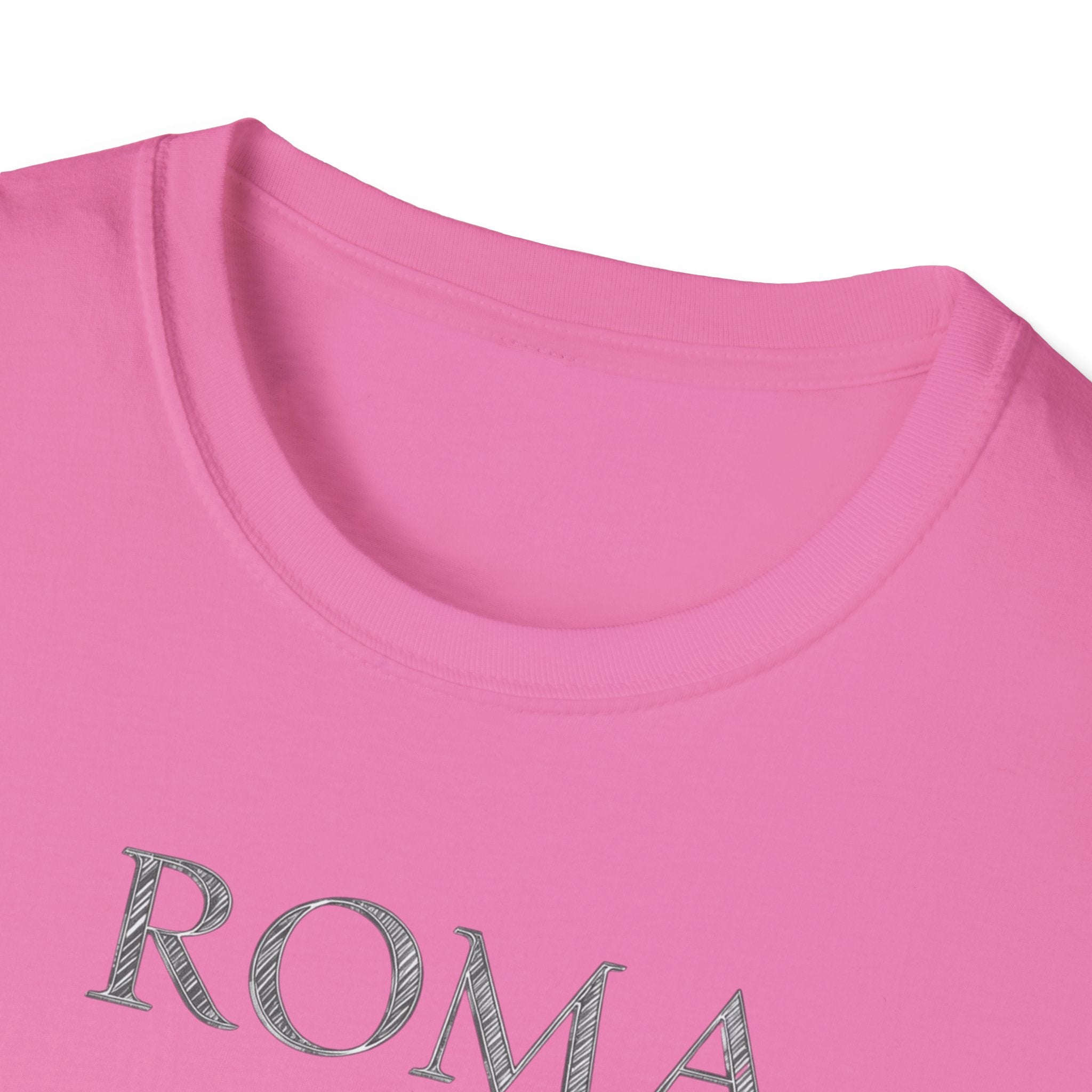 Roma skyline illustration T-Shirt | Colosseum Vatican Stencil
