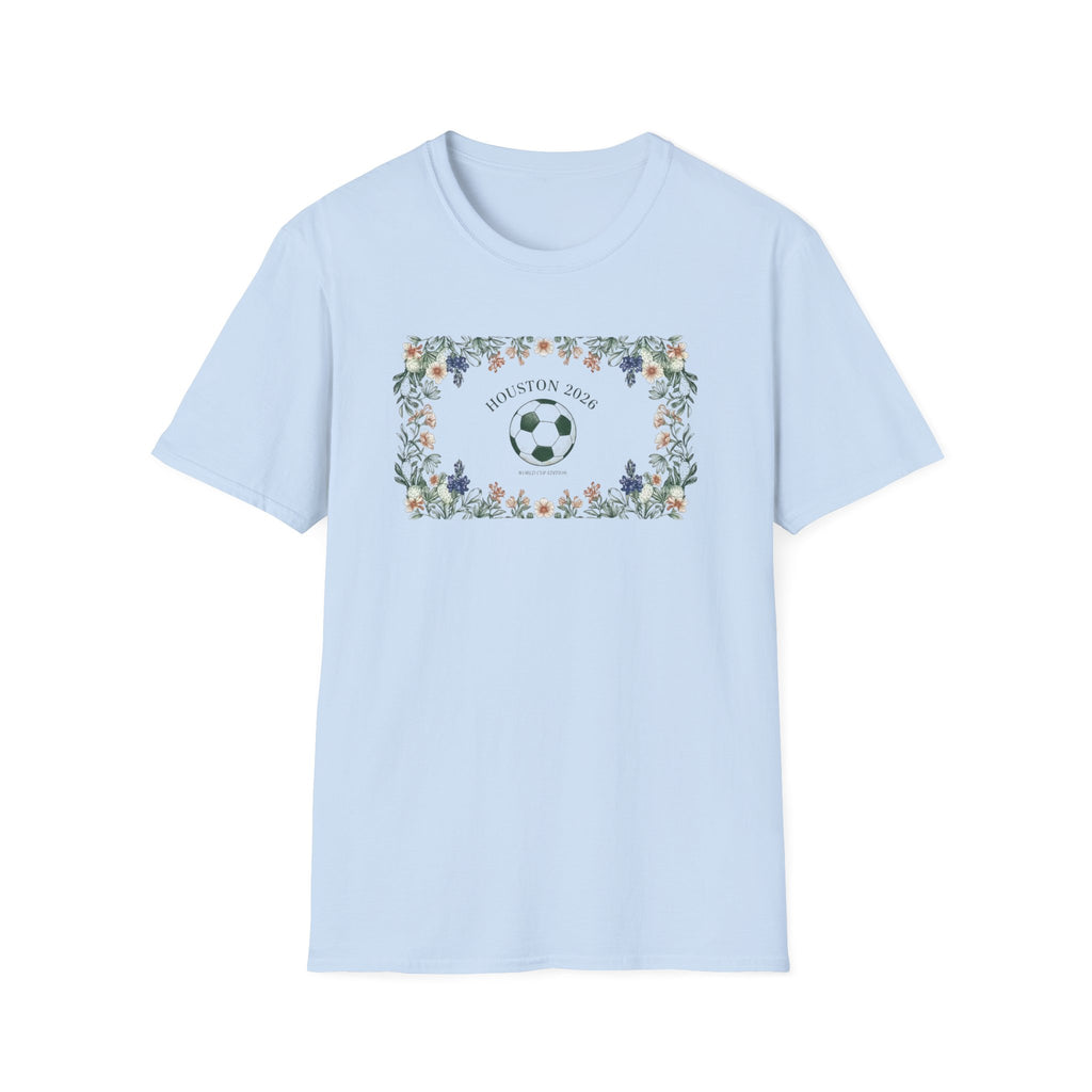 Floral Soccer Mom T-Shirt — 'Best Mom Ever' Athletic Floral Tee