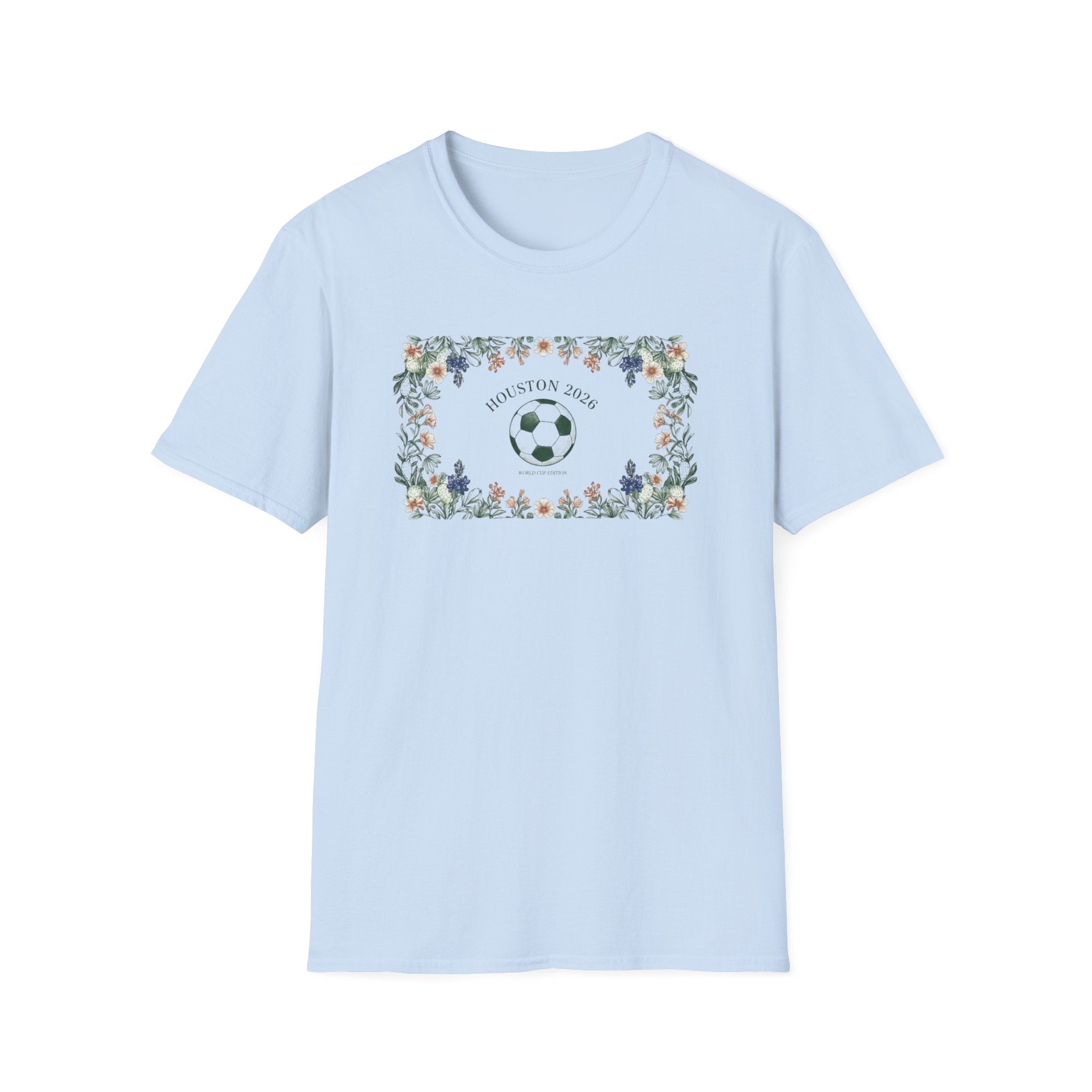 Floral Soccer Mom T-Shirt — 'Best Mom Ever' Athletic Floral Tee