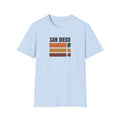 San Diego Retro Stripes T-Shirt | Vintage City Graphic
