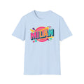 Milan Retro Pop Graphic T-Shirt — Colorful City Name Tee