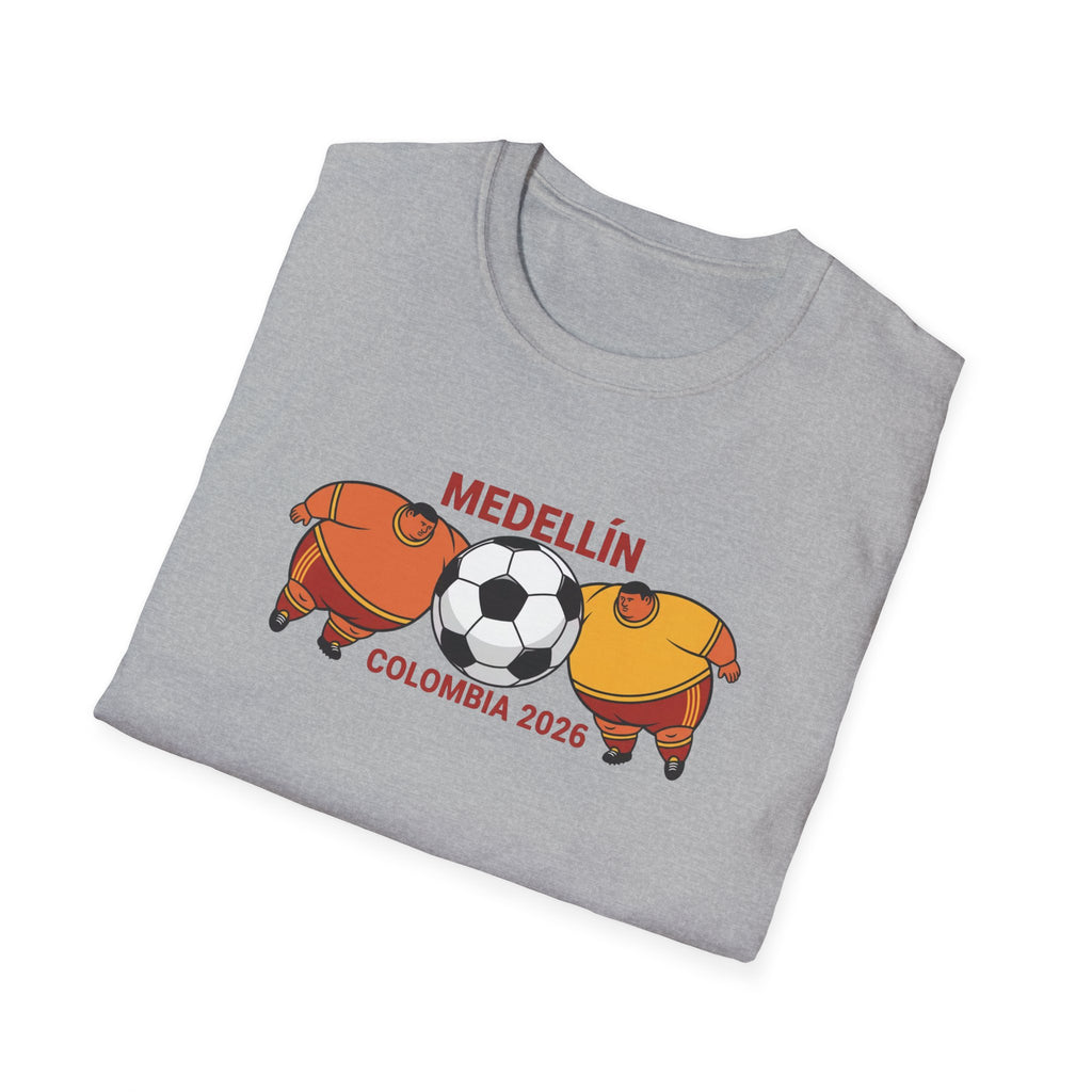 Medellín Colombia 2026 Soccer T-Shirt – Football Dolphins Graphic Tee