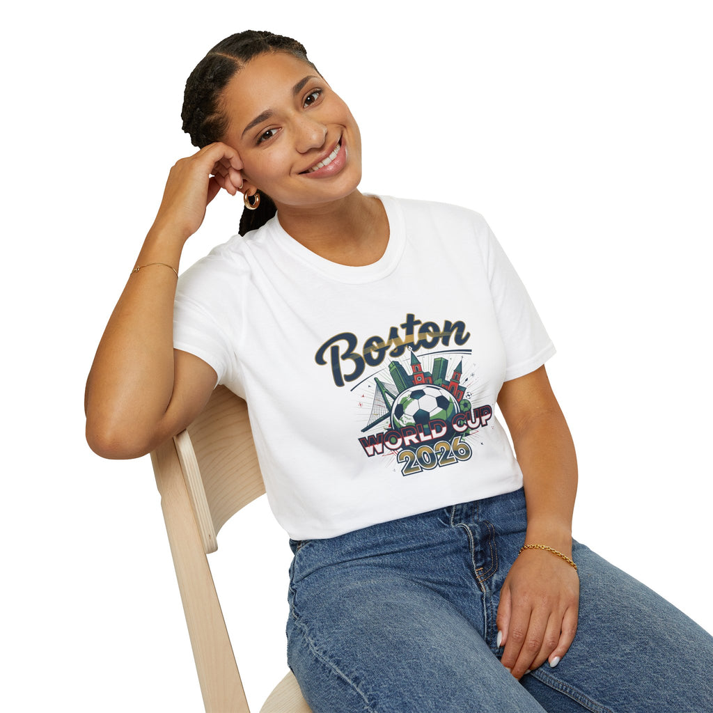 Boston World Cup 2026 Soccer T-Shirt