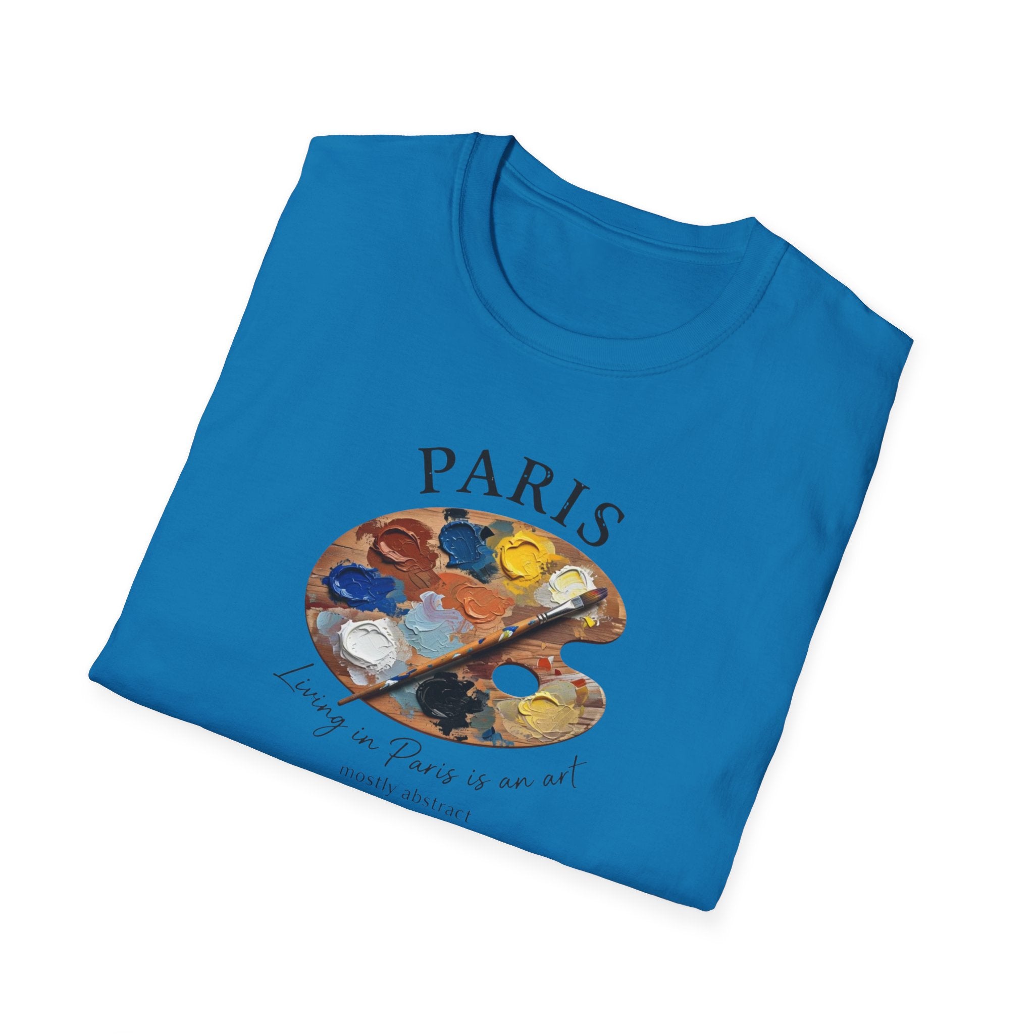 Paris Artist Palette T-Shirt — "Every one of these is a new idea" Artistic Tee