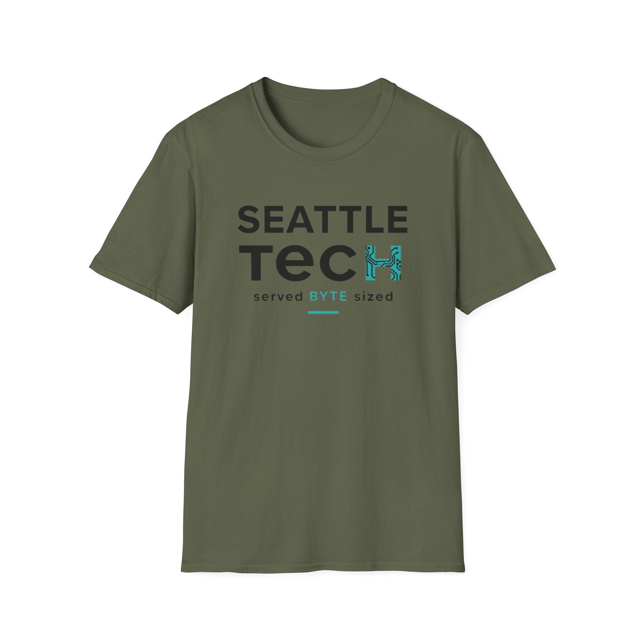 Seattle Tech T-Shirt — 'served BYTE sized' Techie Tee