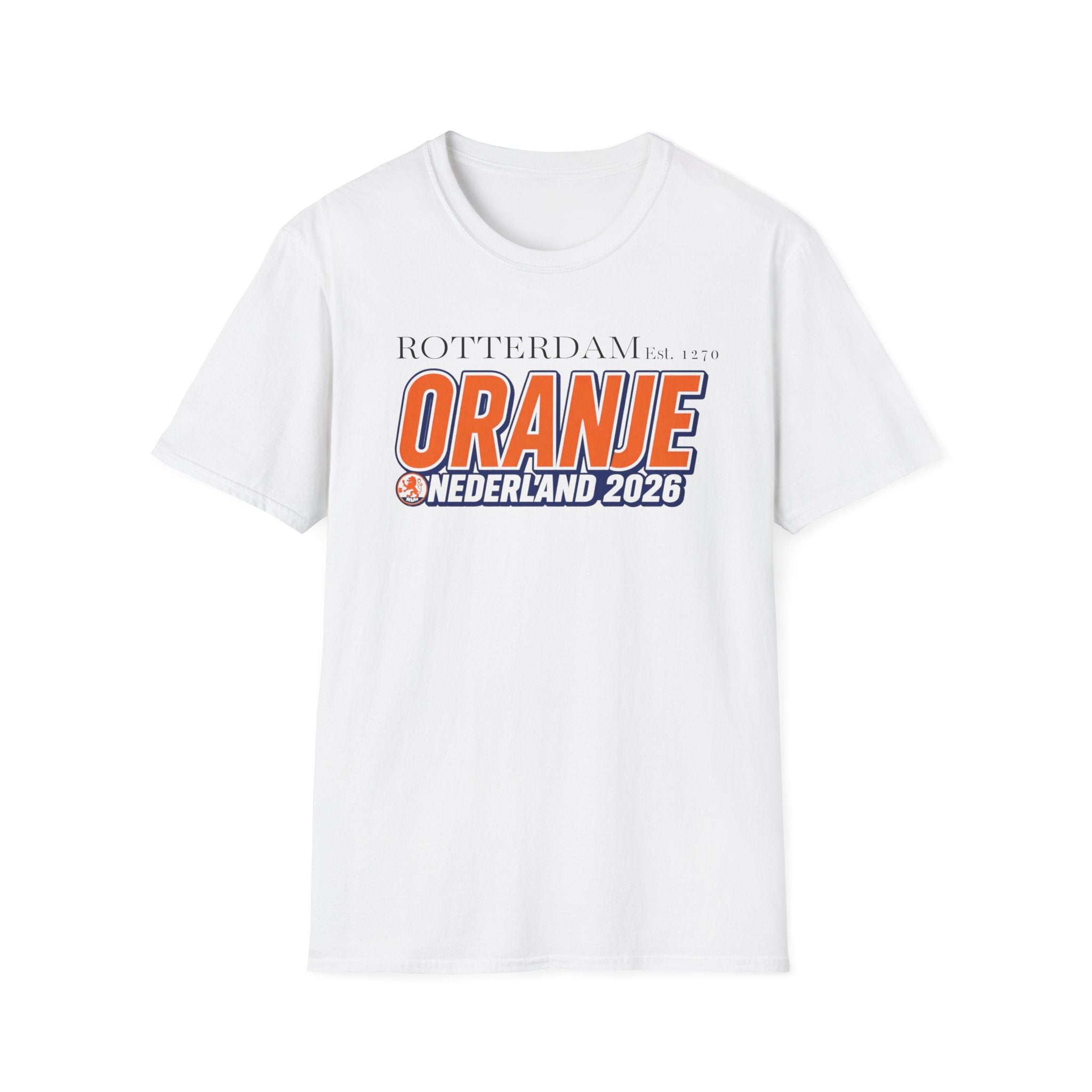 Oranje Nederland 2026 T-Shirt — Rotterdam Football Fan Tee