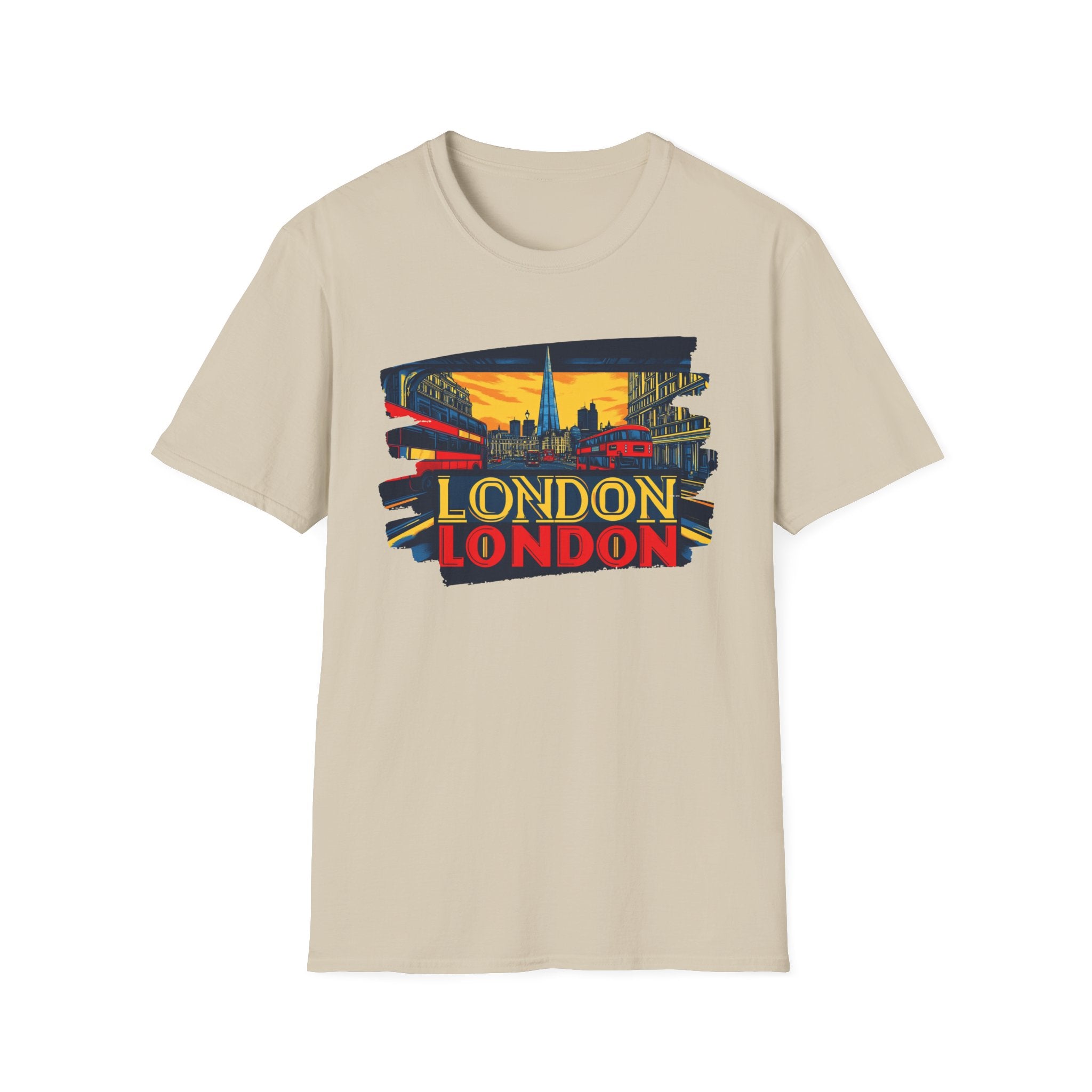 London Skyline Graphic T-Shirt | Retro Cityscape London Tee