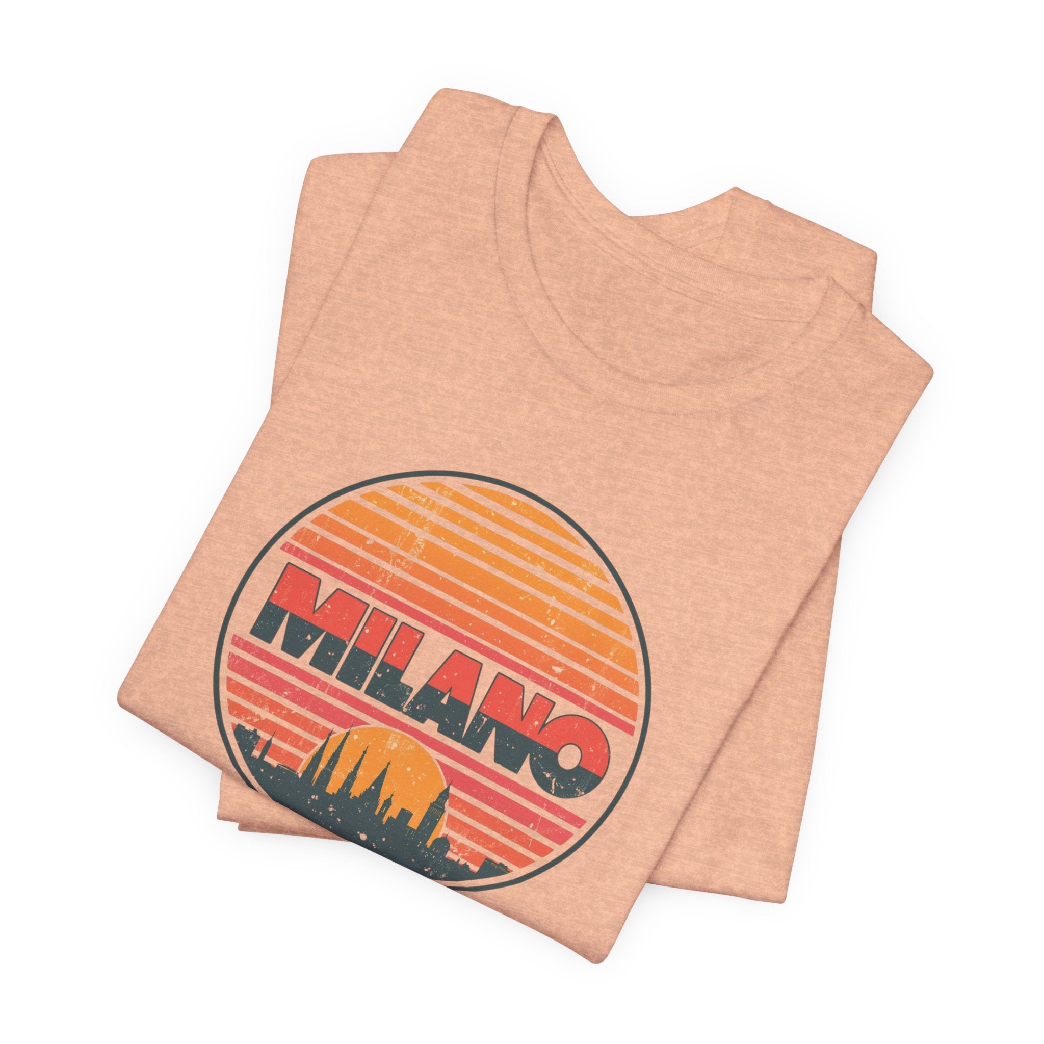 Milano Retro Sunset Tee — Vintage Italy Travel T‑Shirt