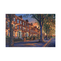 Dublin Merrion Square - Georgian Townhouses — Urban Street Sunset Wall Art