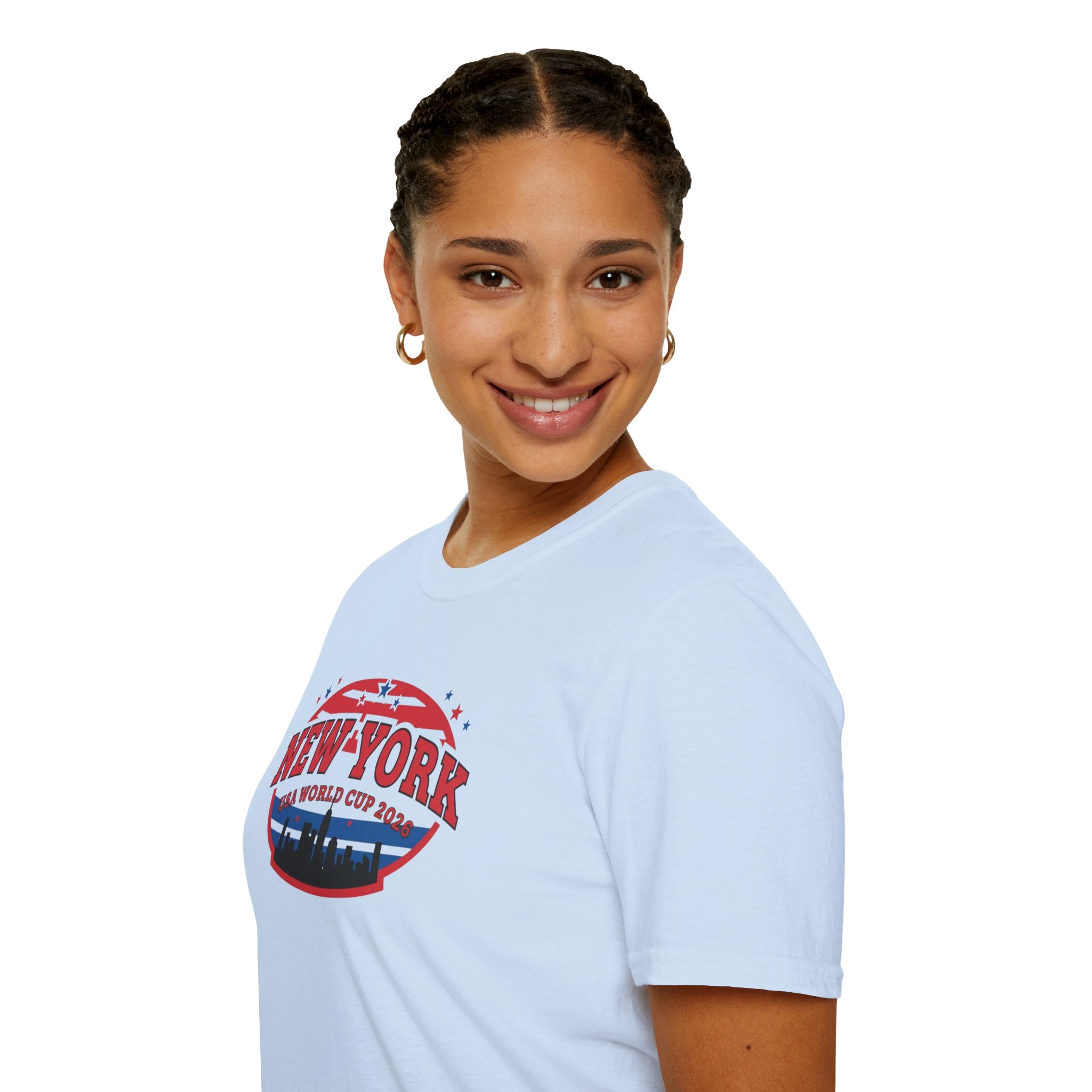 New York World Cup 2026 T-Shirt — Vintage Skyline Soccer Tee