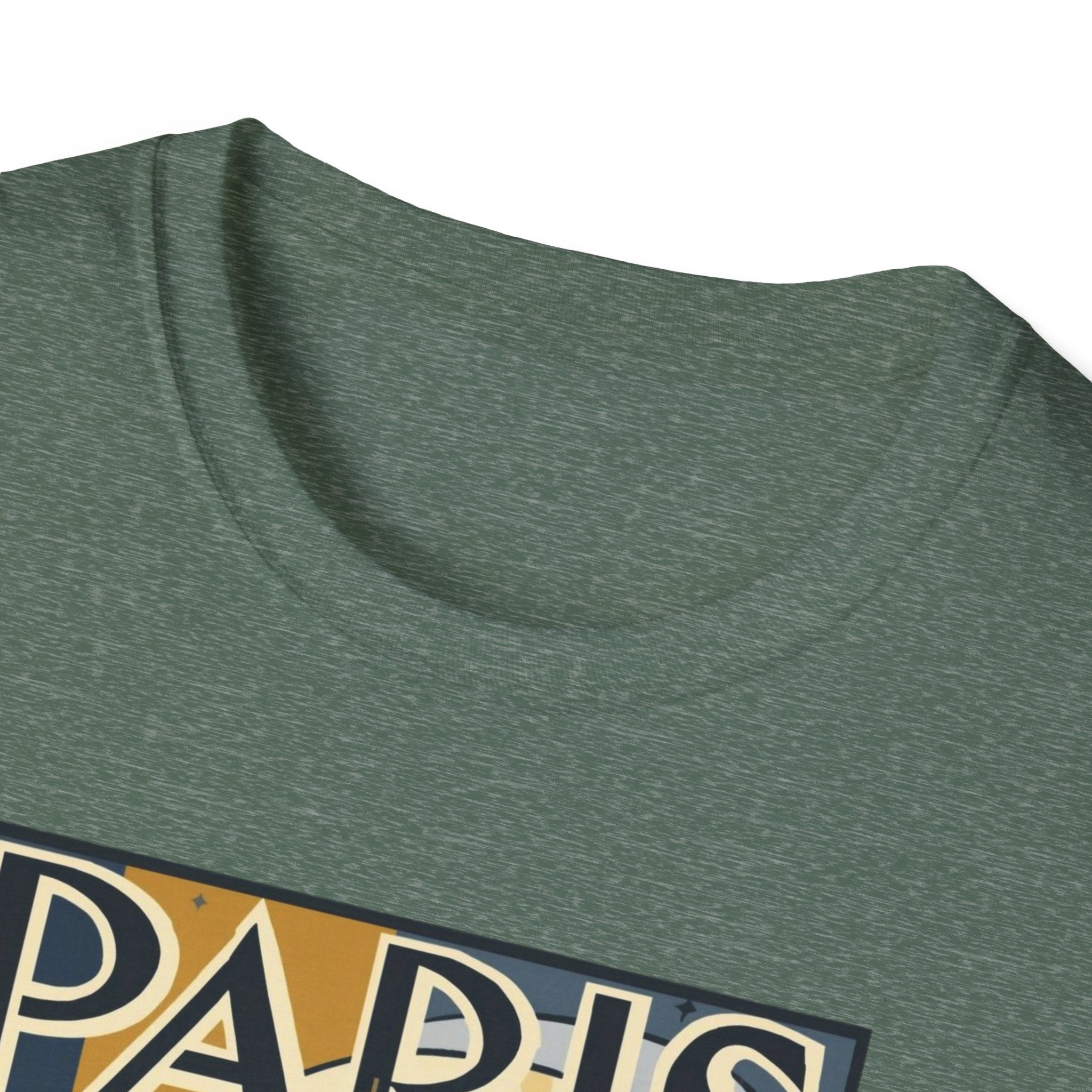 Paris Travel Poster T-Shirt — Retro Art Deco Cityscape Tee