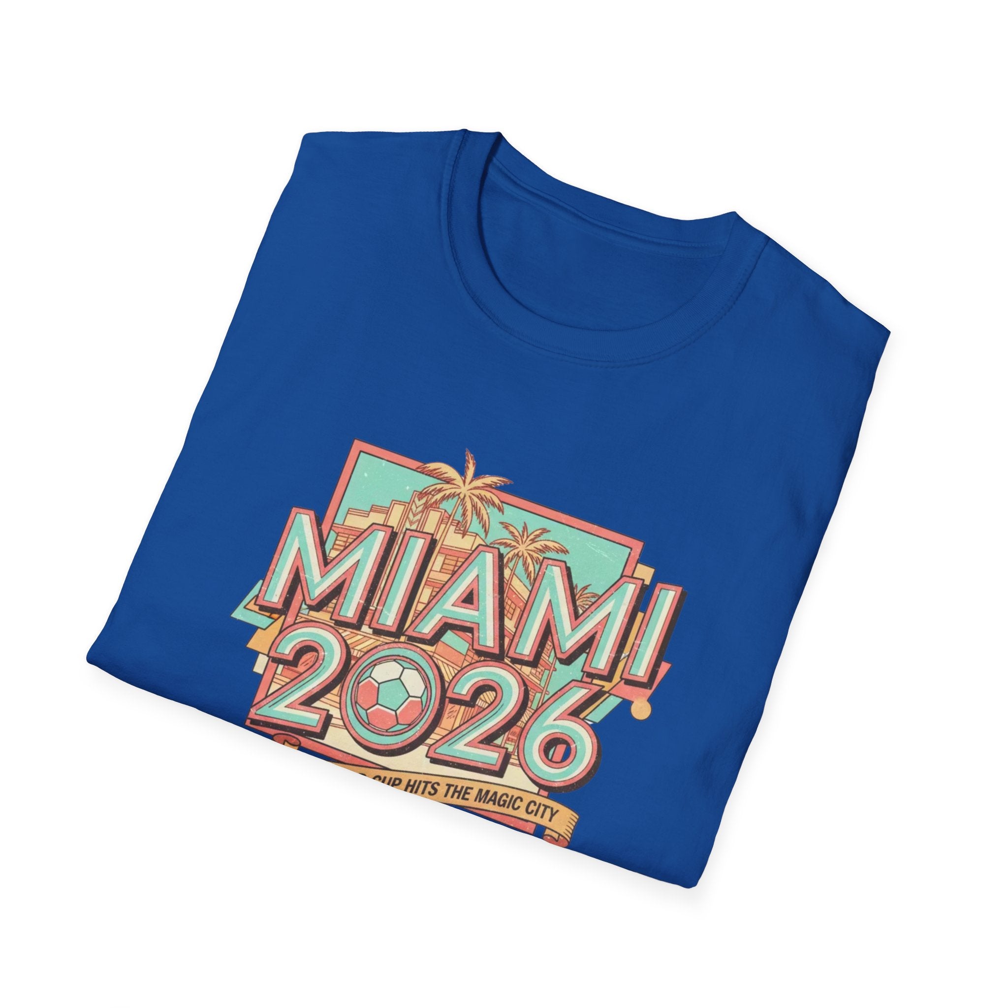 Miami 2026 Retro Palm Beach T-Shirt