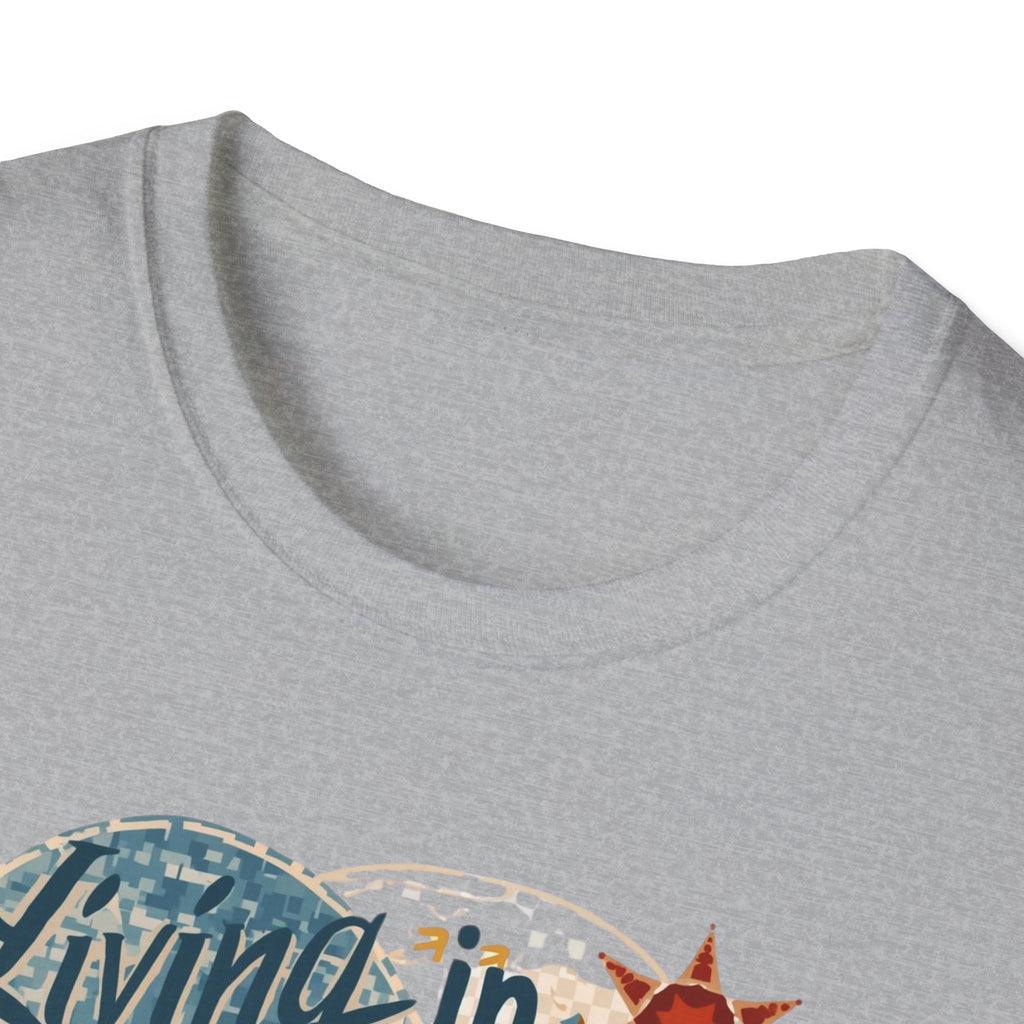 Barcelona Art Tee — "Living in Barcelona is an Art, Mostly Abstract" Graphic T-Shirt