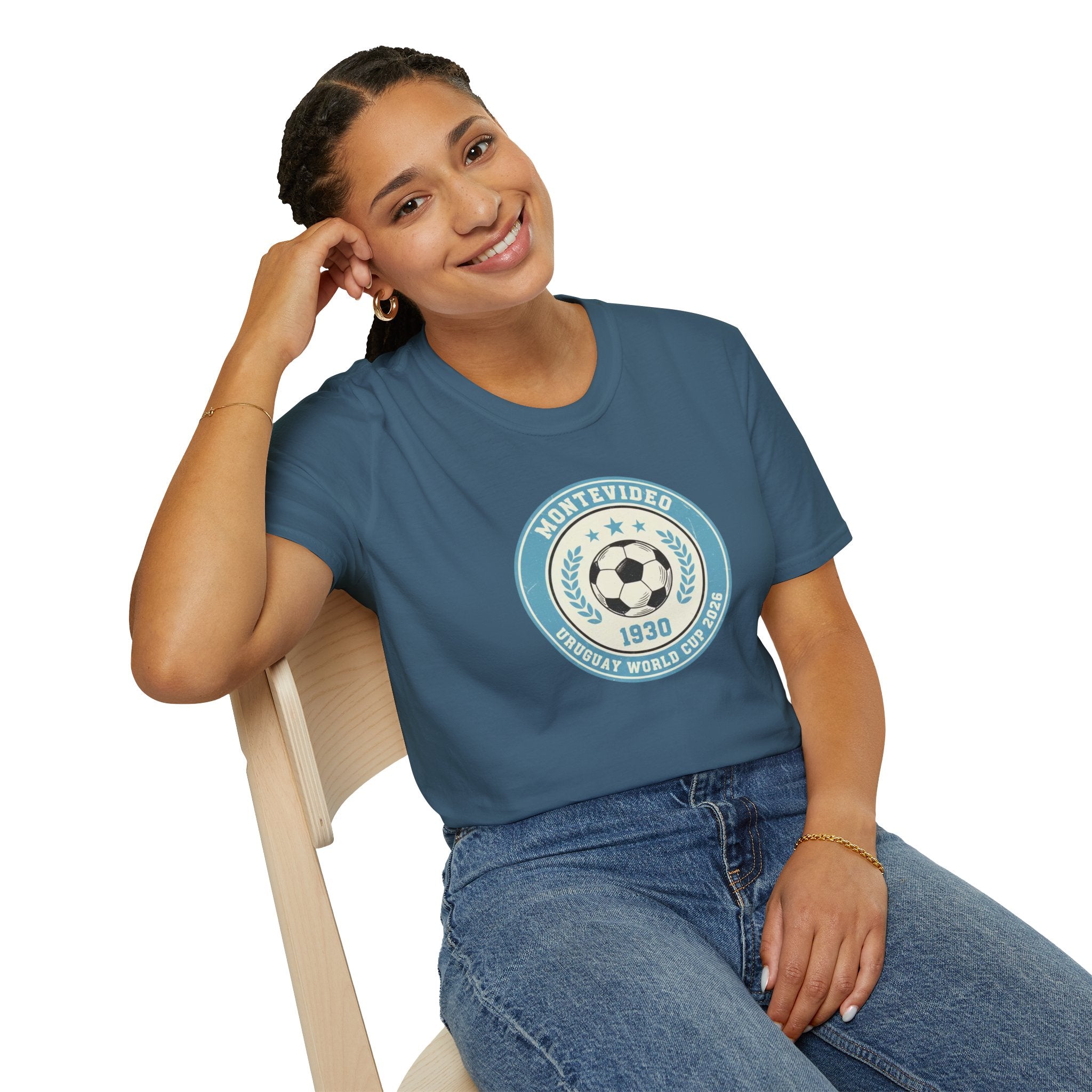 Montevideo 1930 Soccer Crest T-Shirt
