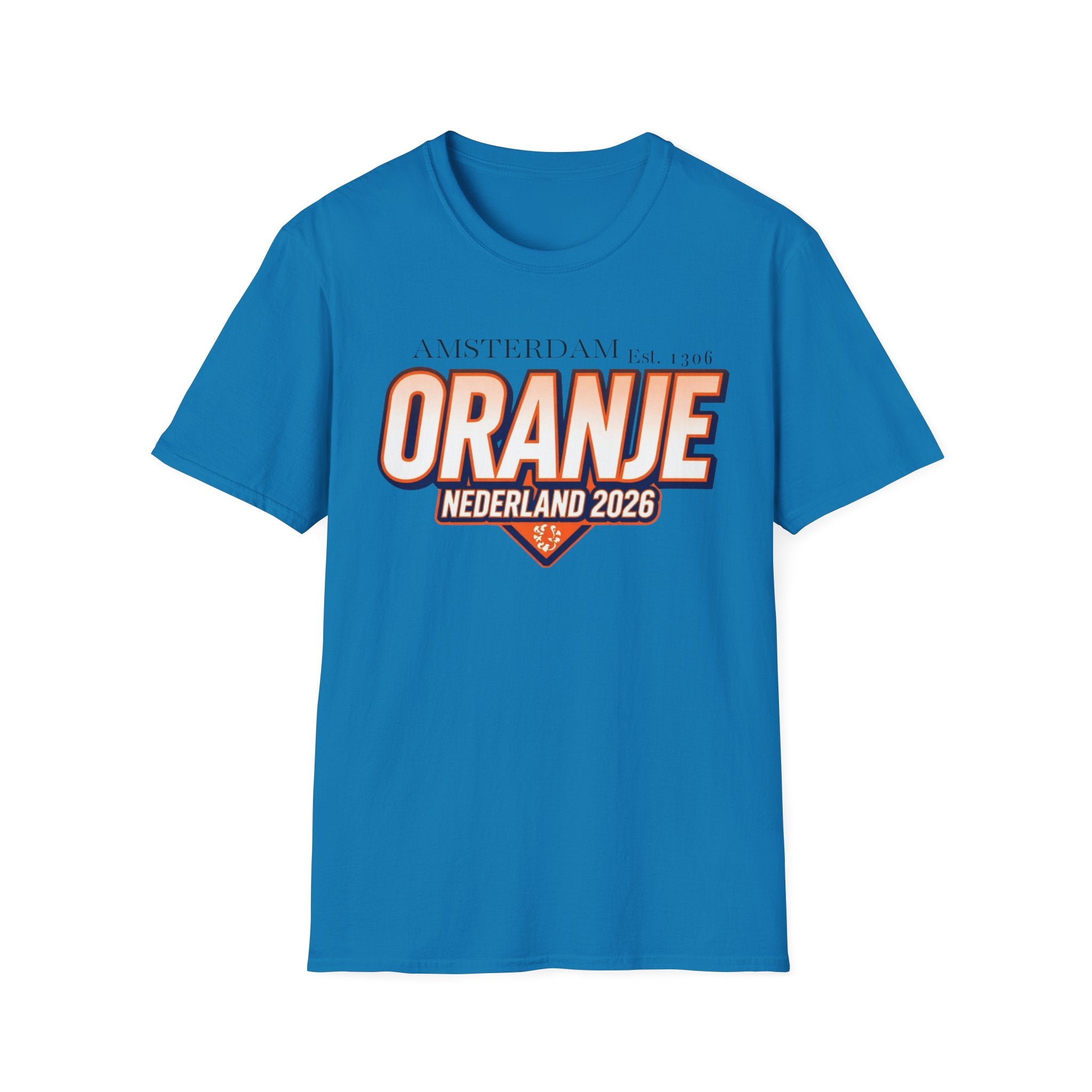 Oranje Nederland 2026 T-Shirt – Amsterdam Football Fan Tee