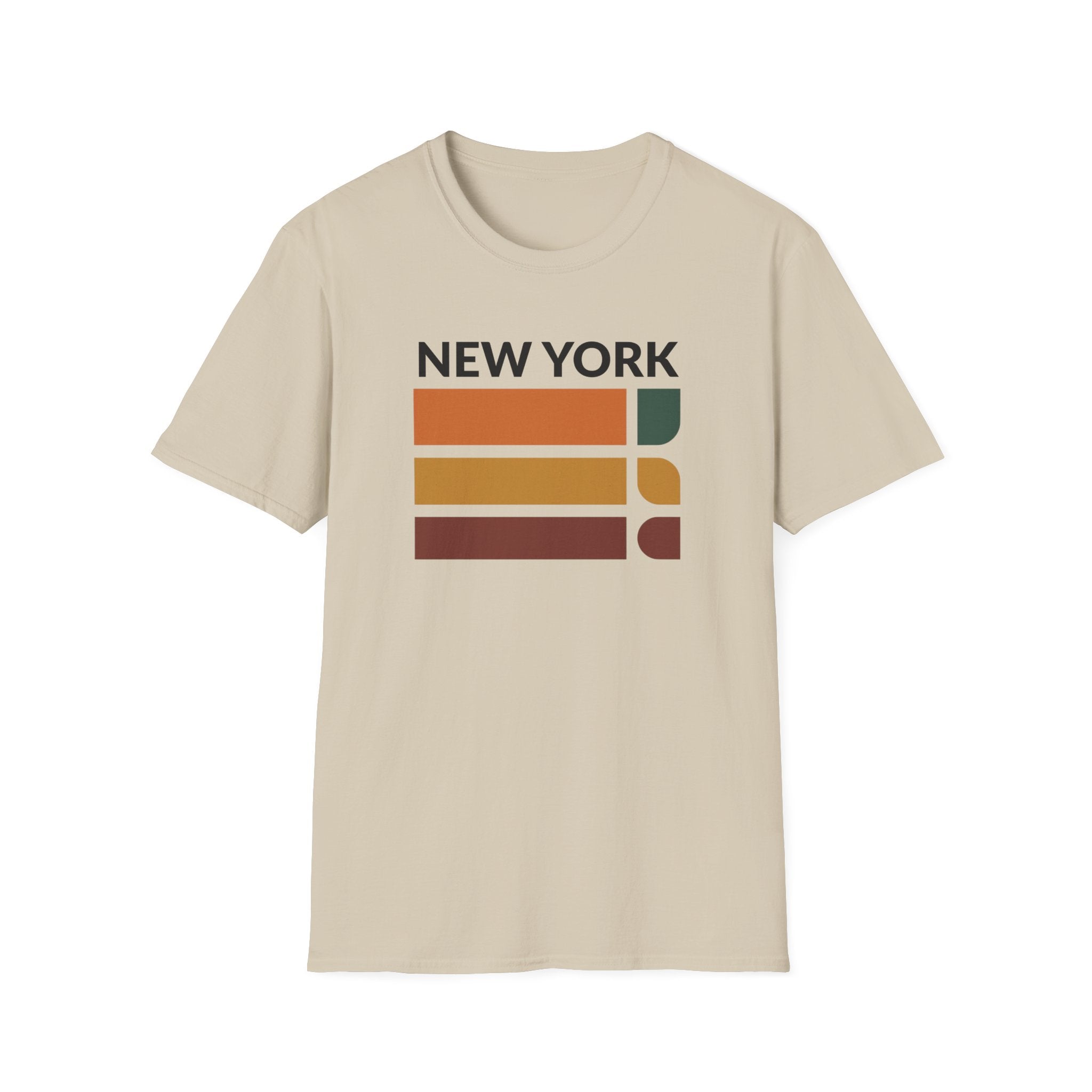Chicago Retro Stripes T-Shirt | Vintage City Skyline Tee