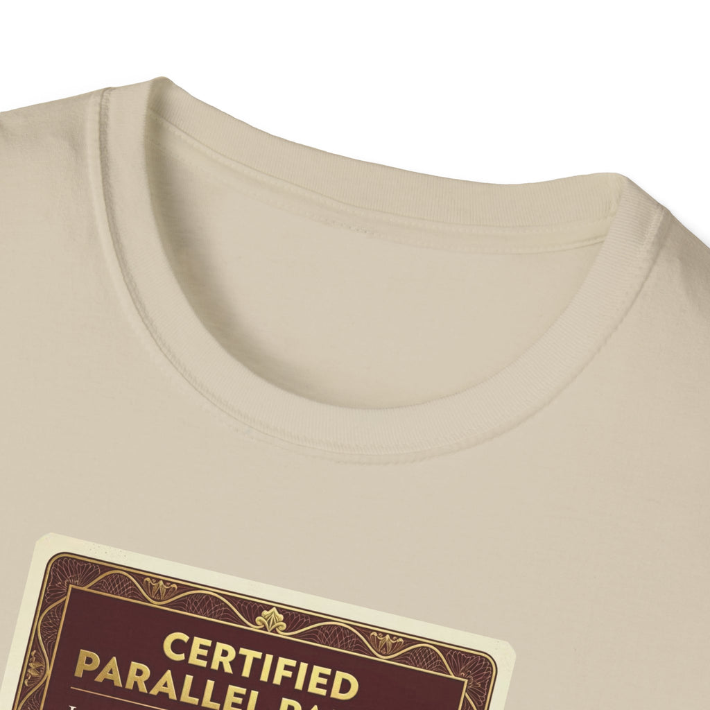 Vintage Airplane T-Shirt — "Certified Parallel Parker" Retro Pilot Tee