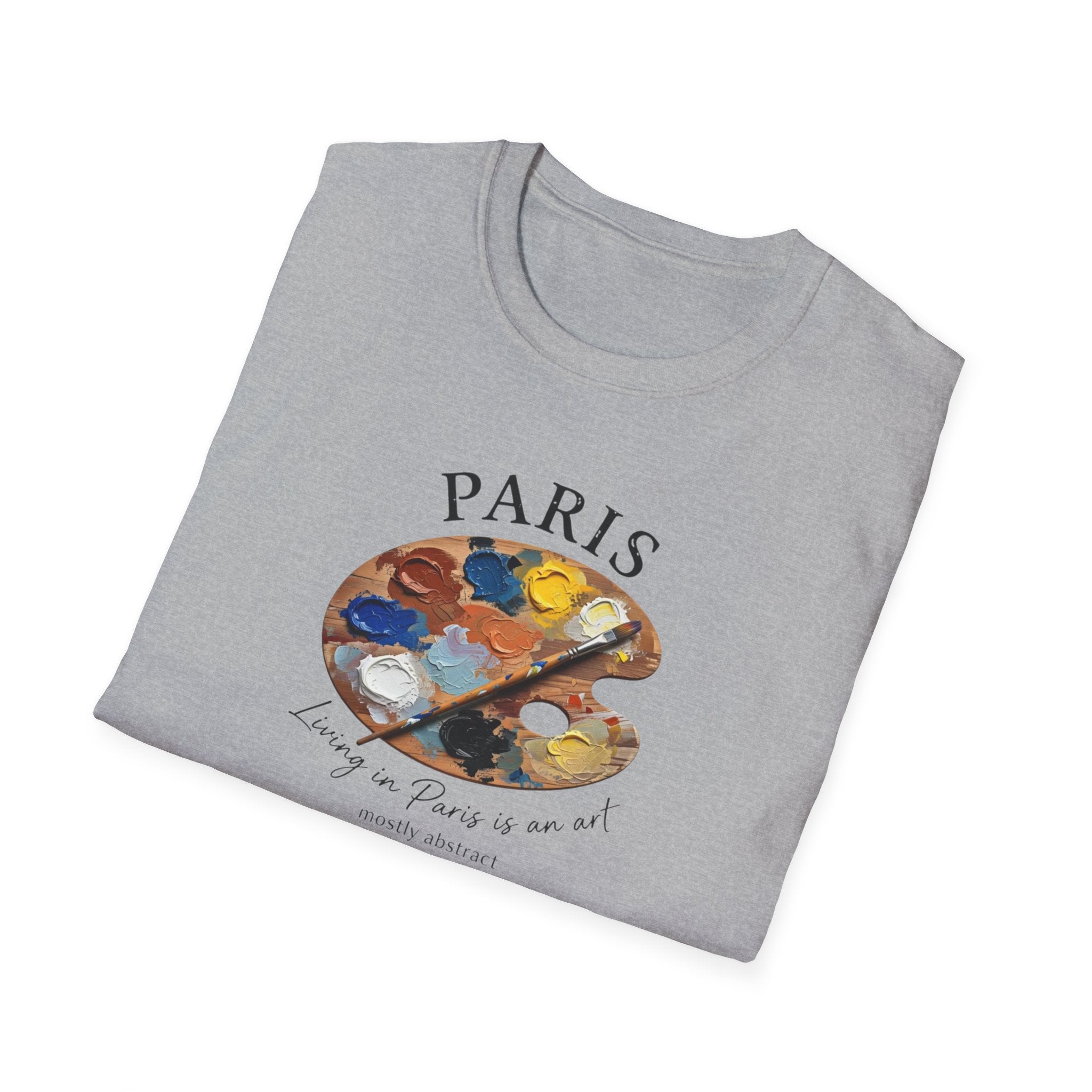 Paris Artist Palette T-Shirt — "Every one of these is a new idea" Artistic Tee