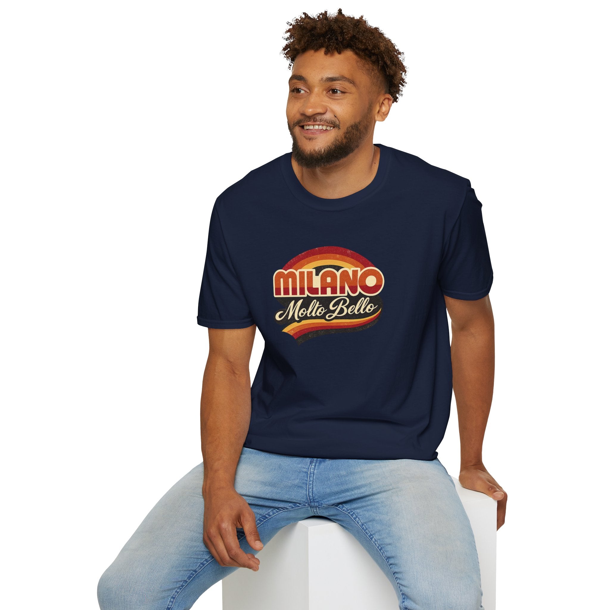 Milano Molto Bello Retro T-Shirt — Vintage Italian Graphic Tee