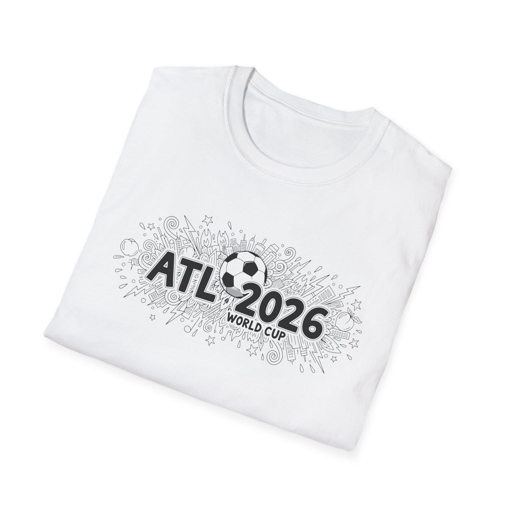 ATL 2026 World Cup Soccer T-Shirt — Atlanta Football Fan Tee