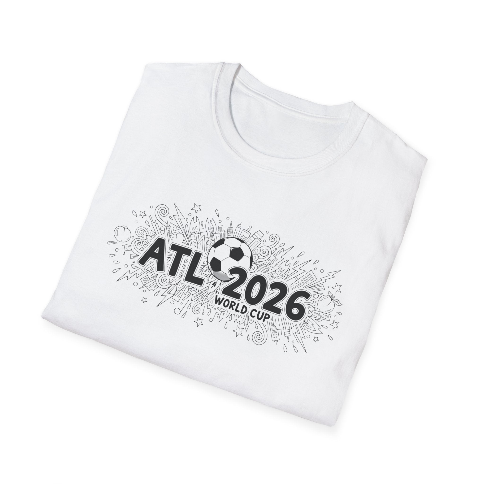 ATL 2026 World Cup Soccer T-Shirt — Atlanta Football Fan Tee