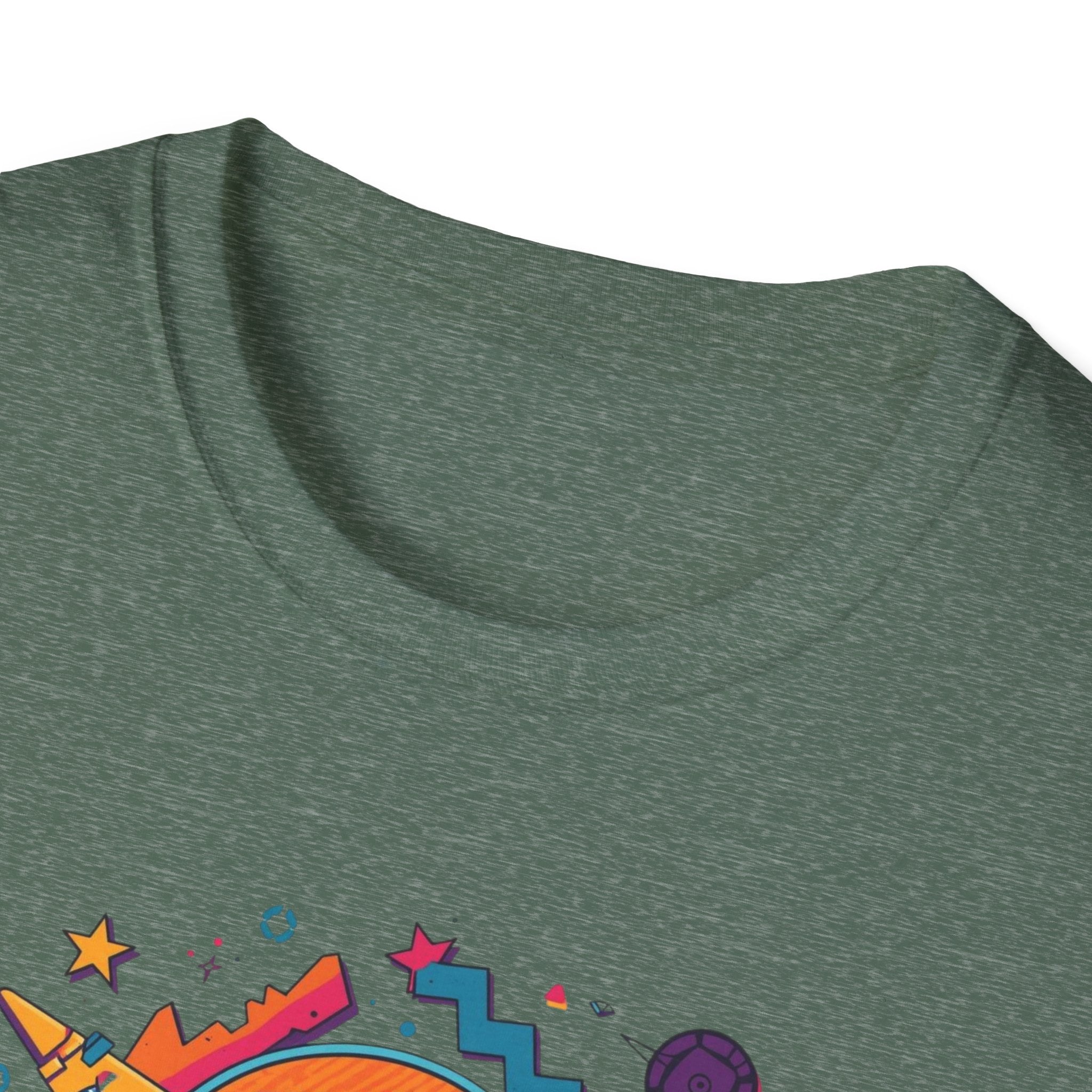Seattle Retro Graphic T-Shirt — Colorful City Skyline Design